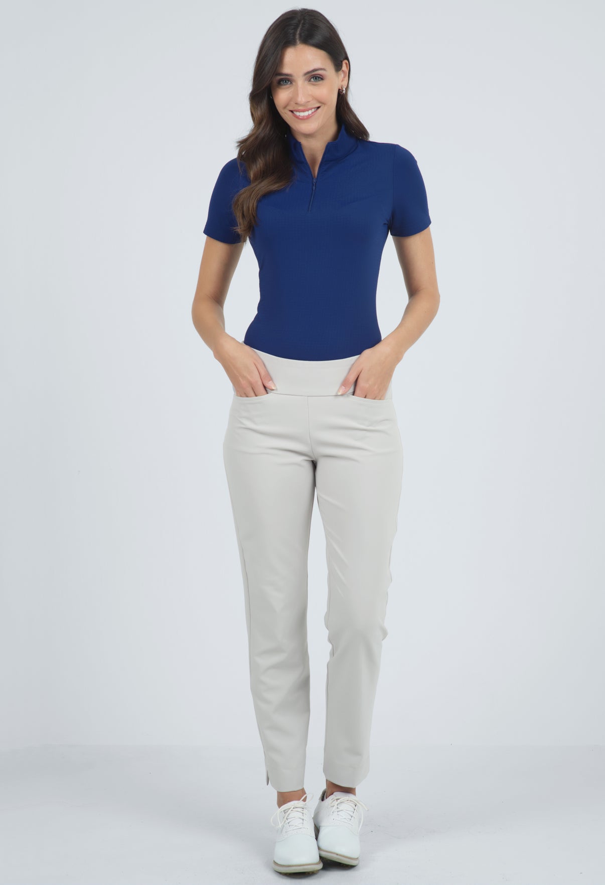 IBKÜL - Ankle Pants - 72000 - Color: Stone