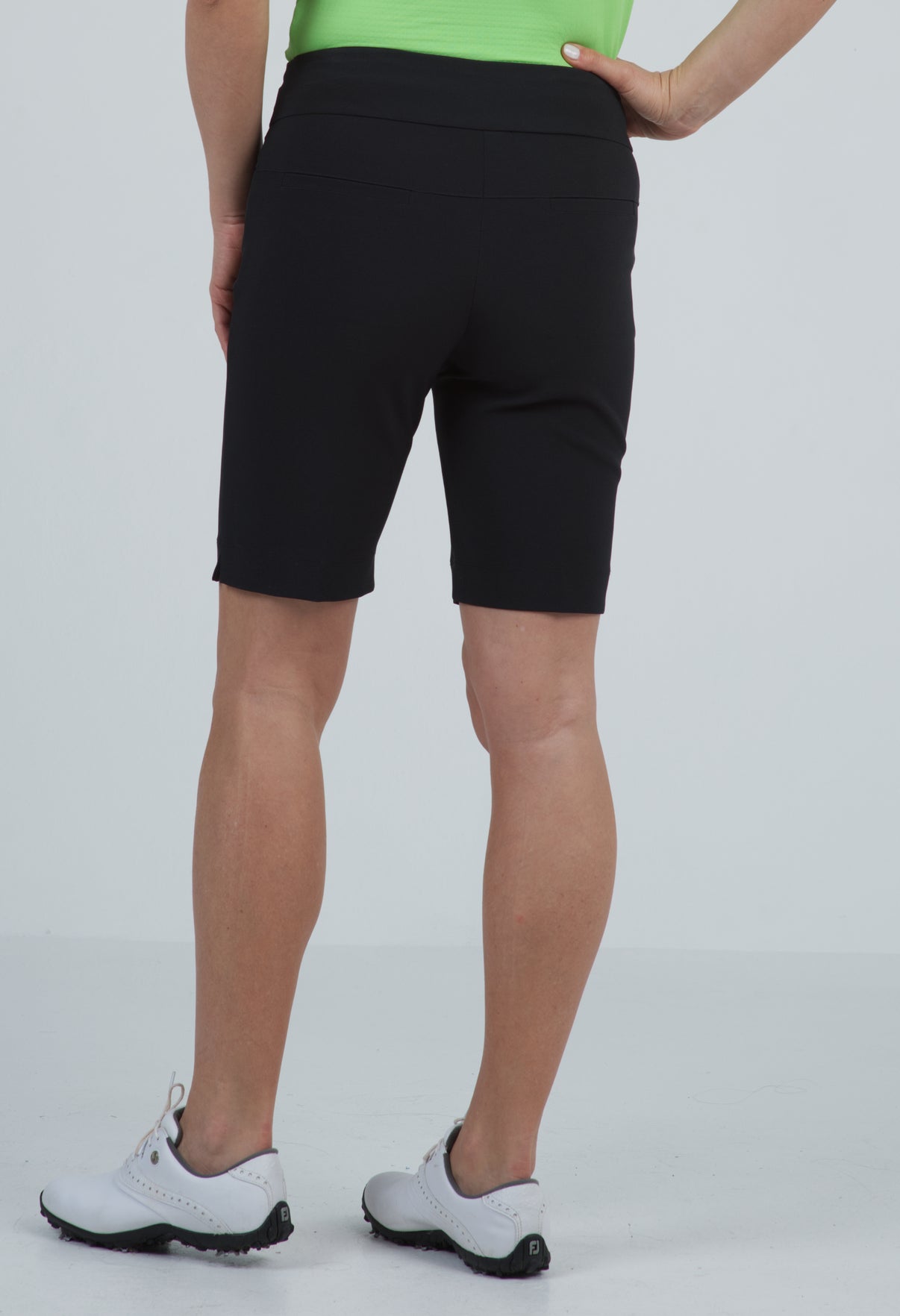 IBKÜL - Stain resistant Solid Women's Shorts - 73000 - Color: Charcoal