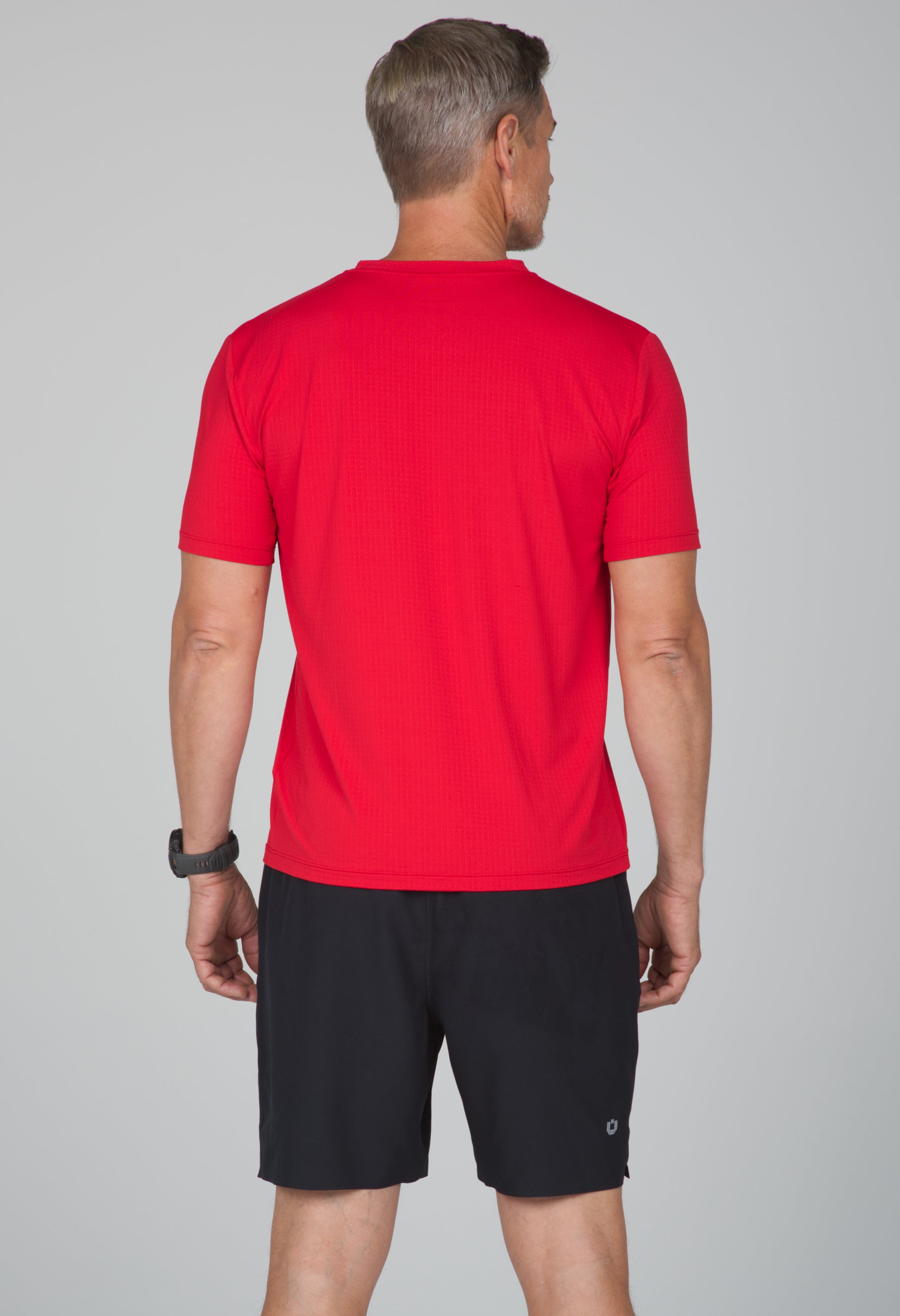 IBKÜL - Solid Short Sleeve V Neck - 89199 - Color: Red