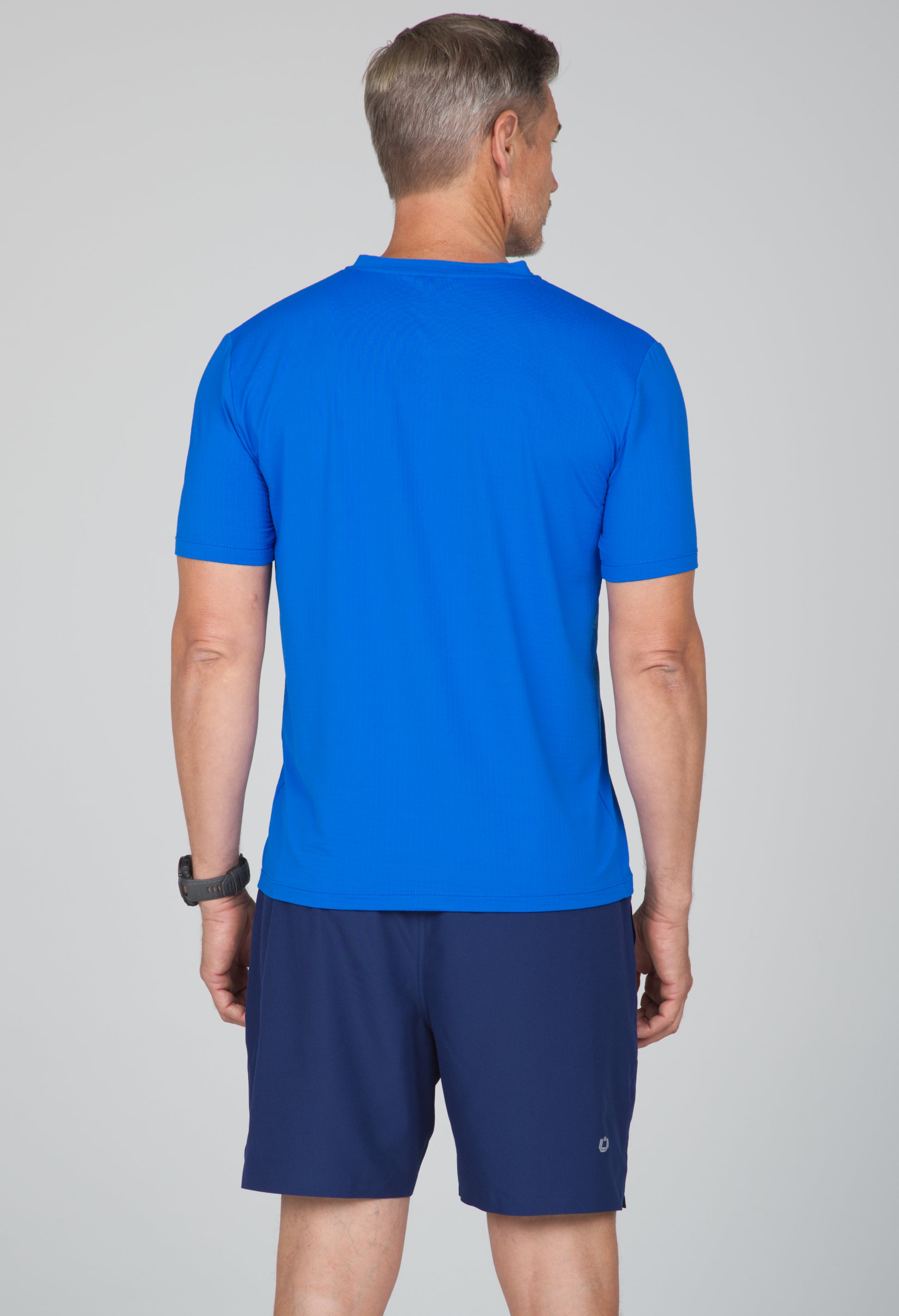 IBKÜL - Solid Short Sleeve V Neck - 89199 - Color: Royal