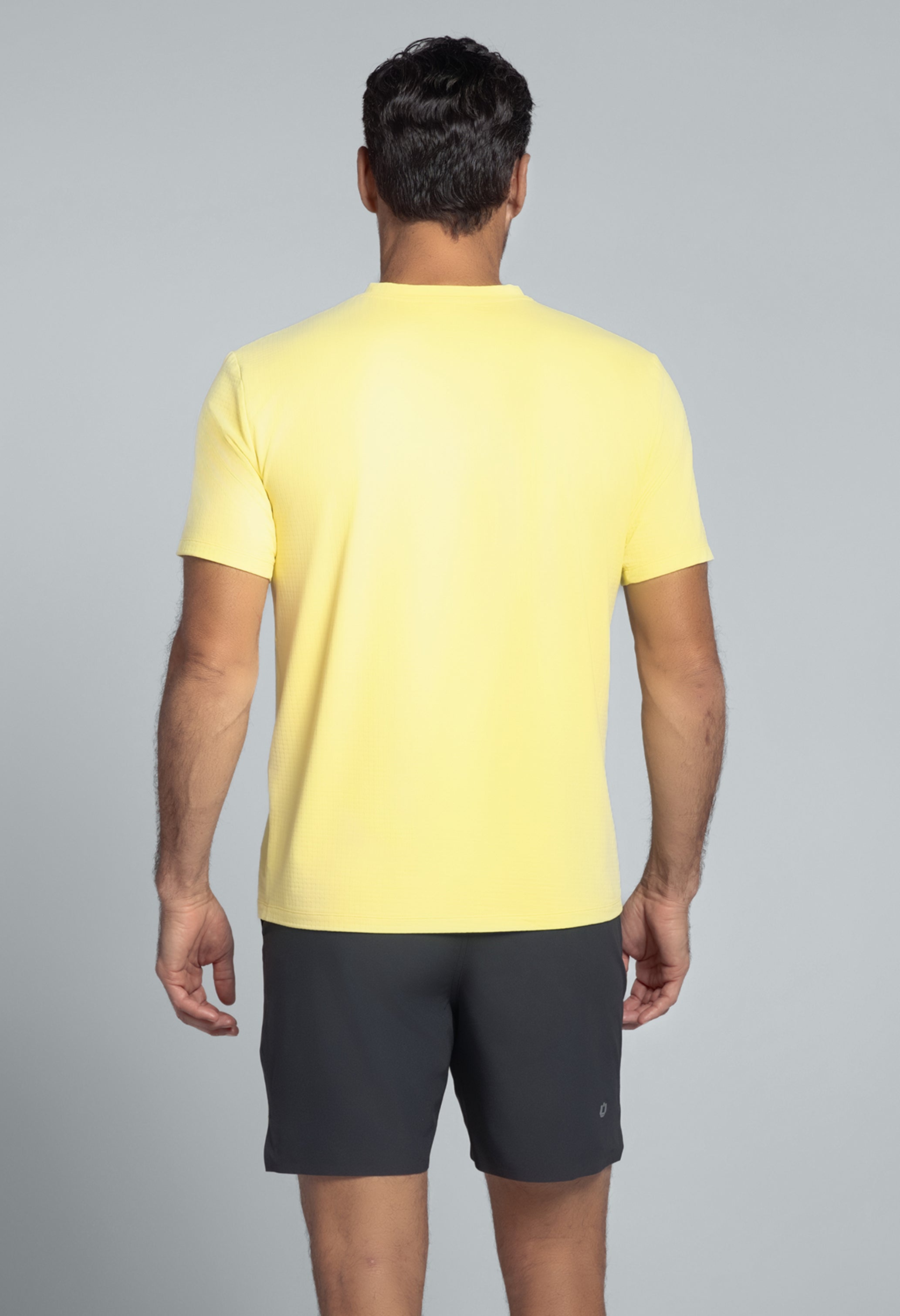 Solid Short Sleeve V Neck