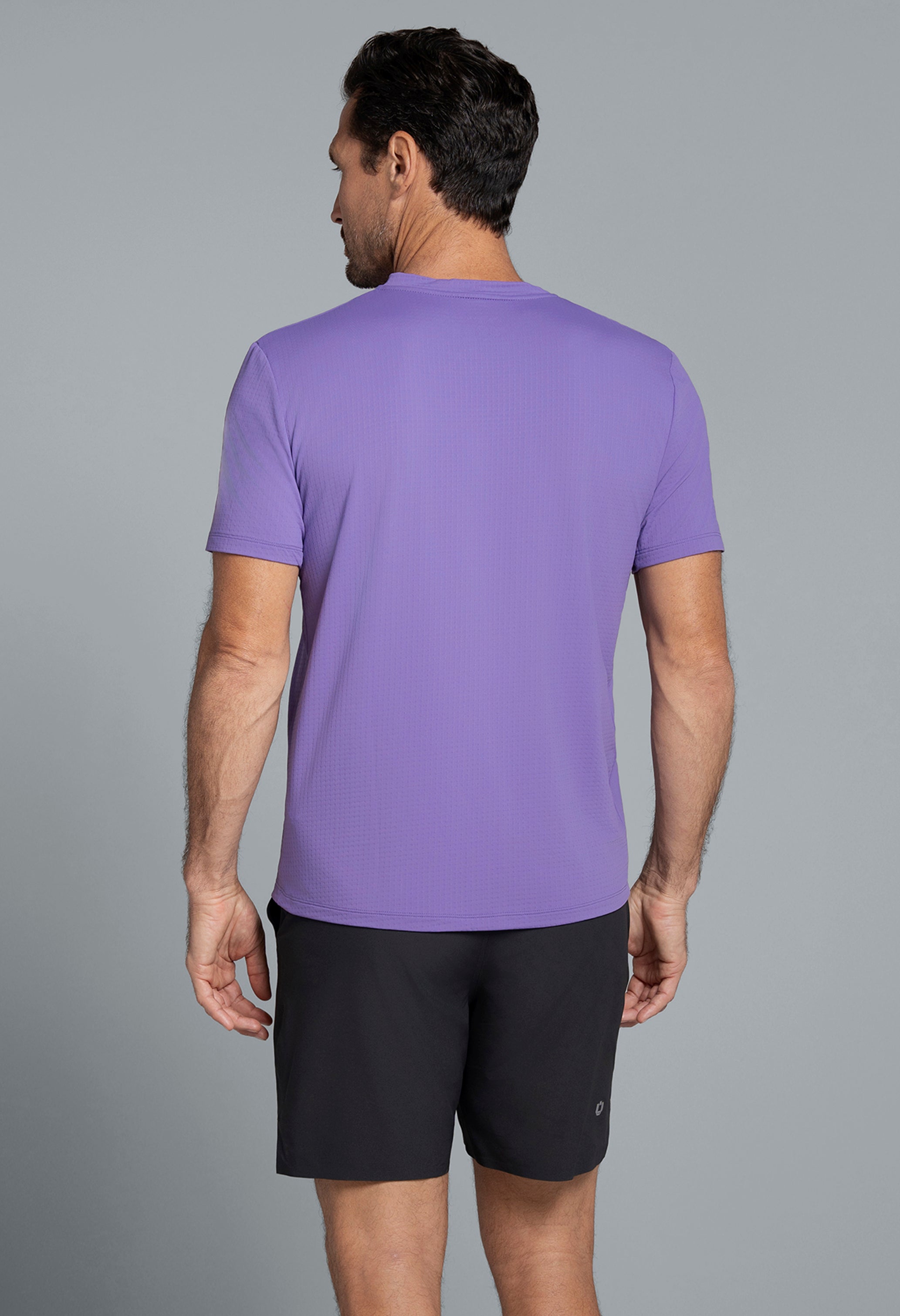 Solid Short Sleeve V Neck