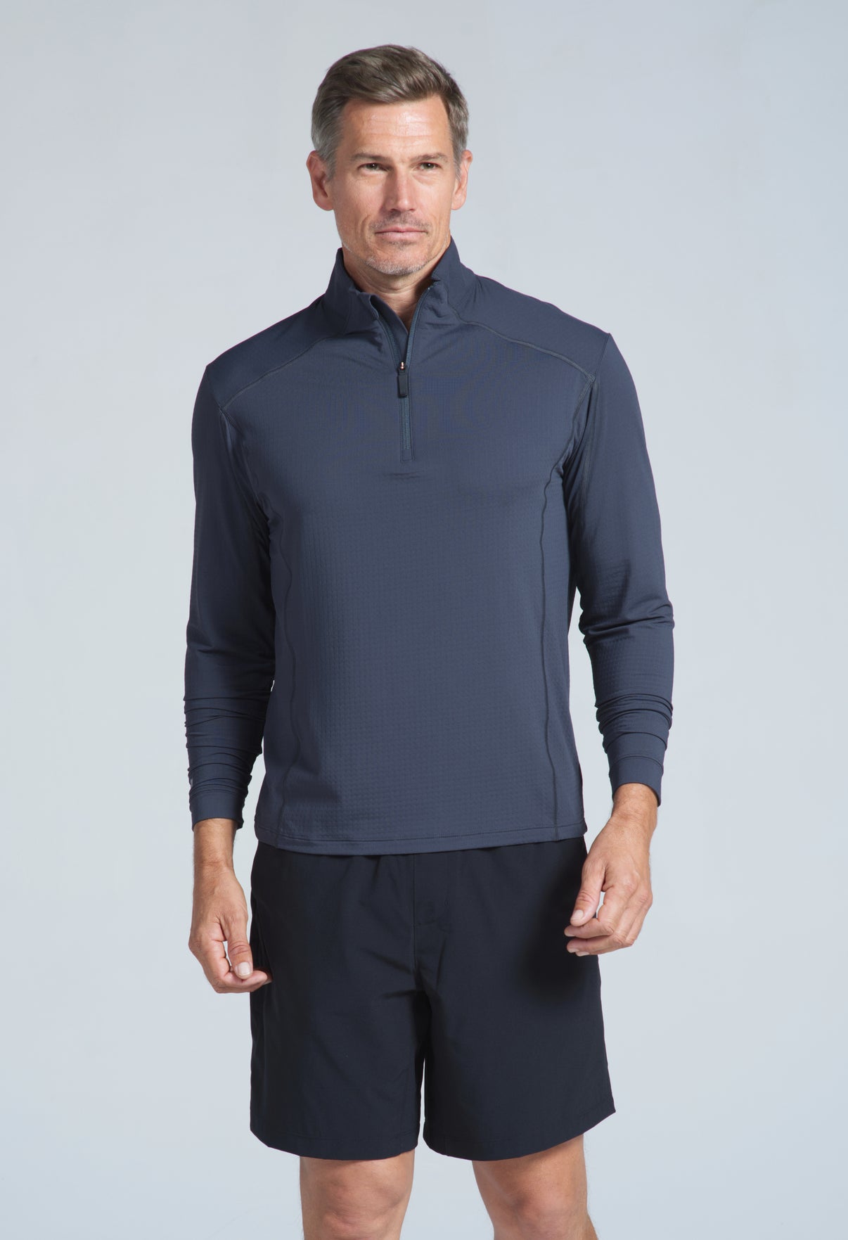 IBKÜL - Long Sleeve Mock Neck Pullover - 90199 (Modern Fit) - Color: Black