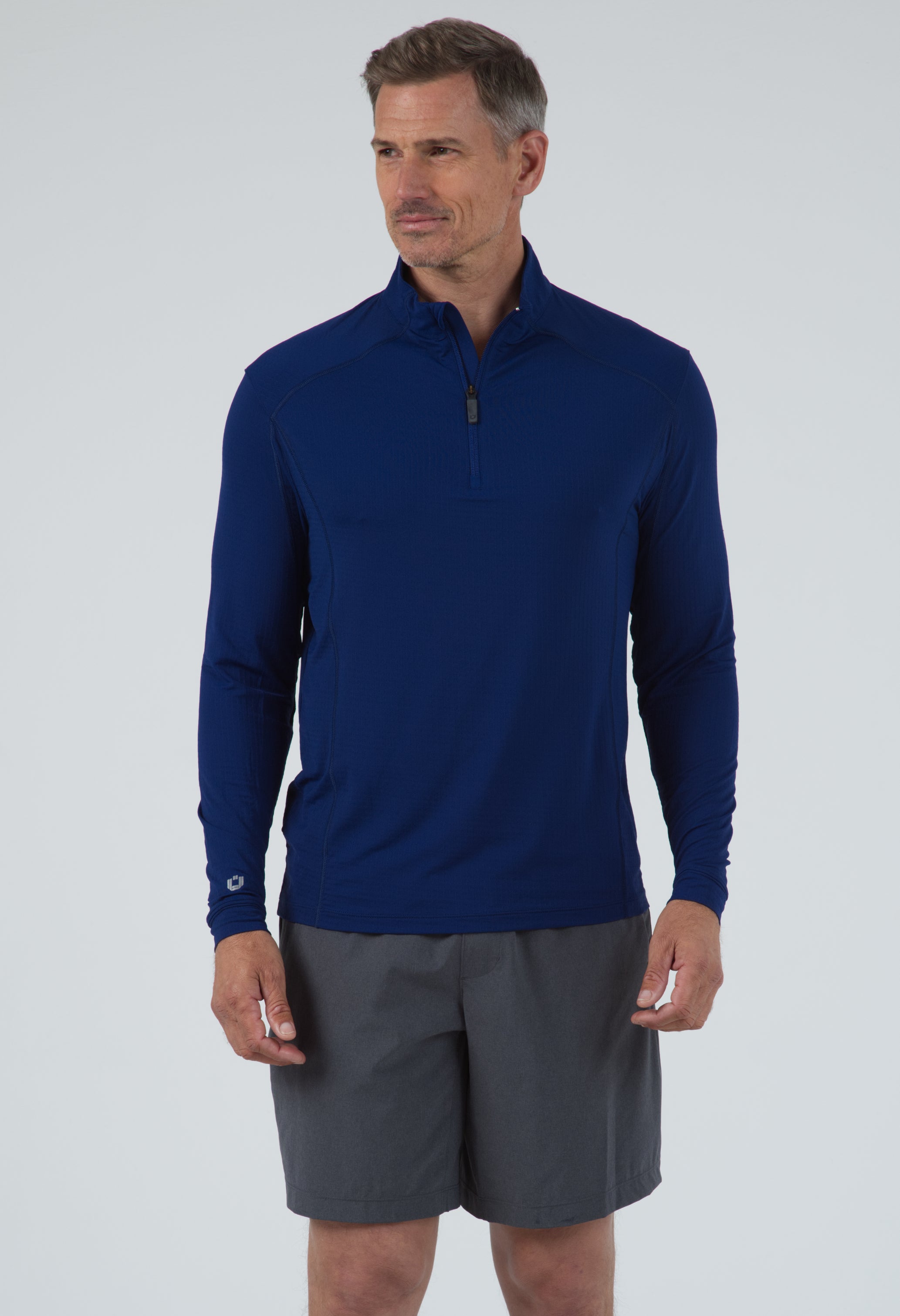 IBKÜL - Long Sleeve Mock Neck Pullover - 90199 (Modern Fit) - Color: Black