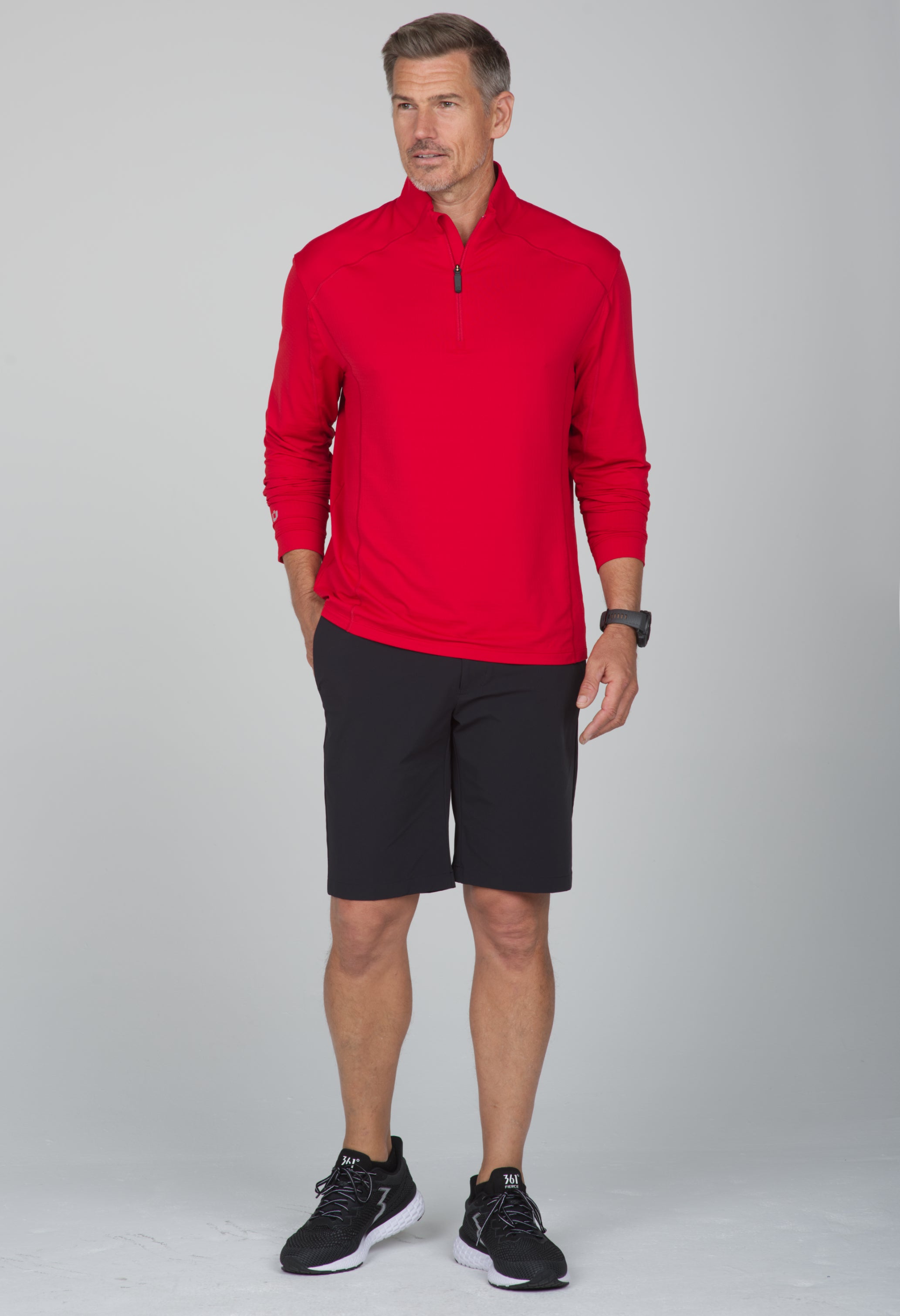 IBKÜL - Long Sleeve Mock Neck Pullover - 90199 (Modern Fit) - Color: Black
