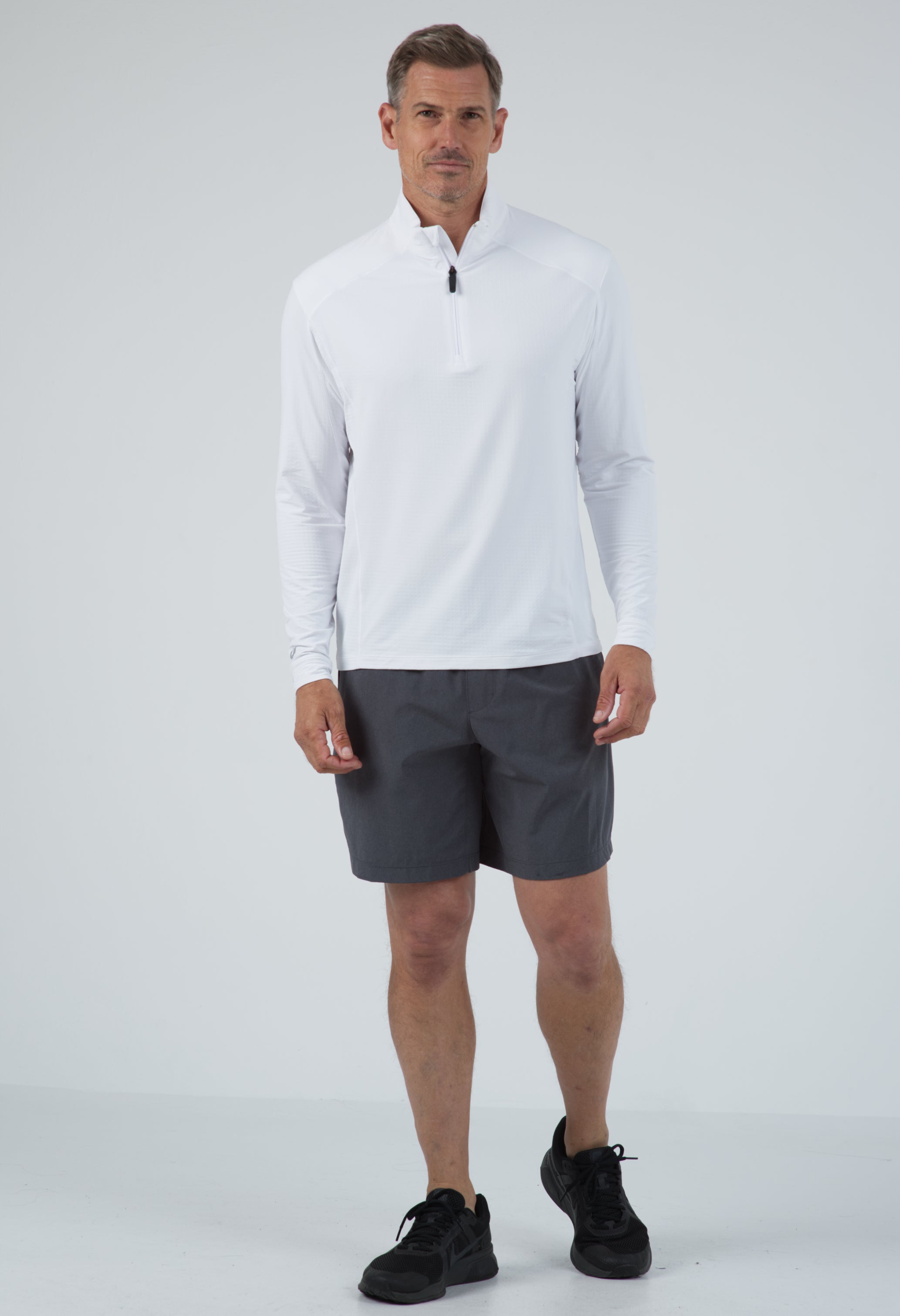 IBKÜL - Long Sleeve Mock Neck Pullover - 90199 (Modern Fit) - Color: Black