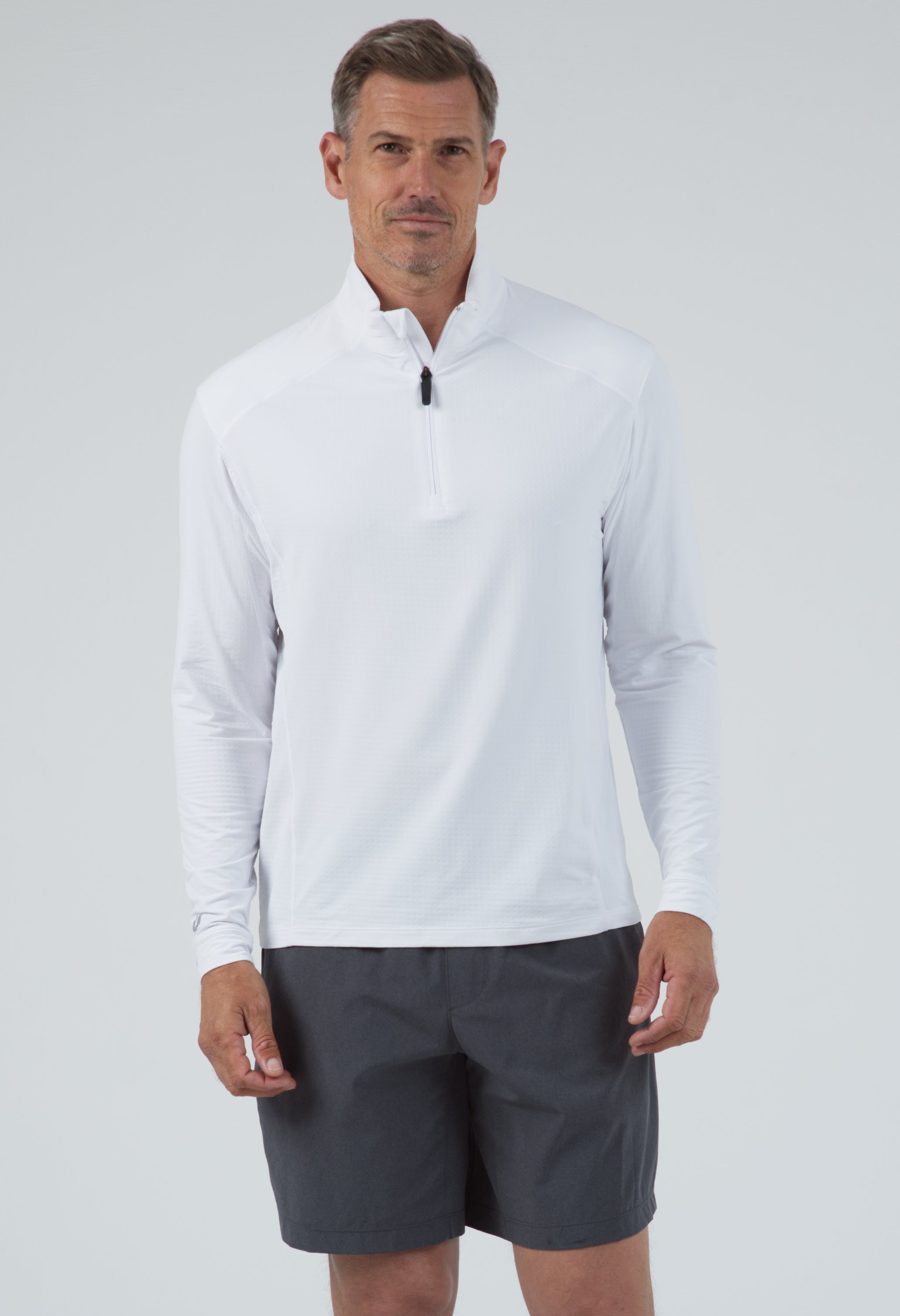Long Sleeve Mock Neck Pullover (Modern Fit)
