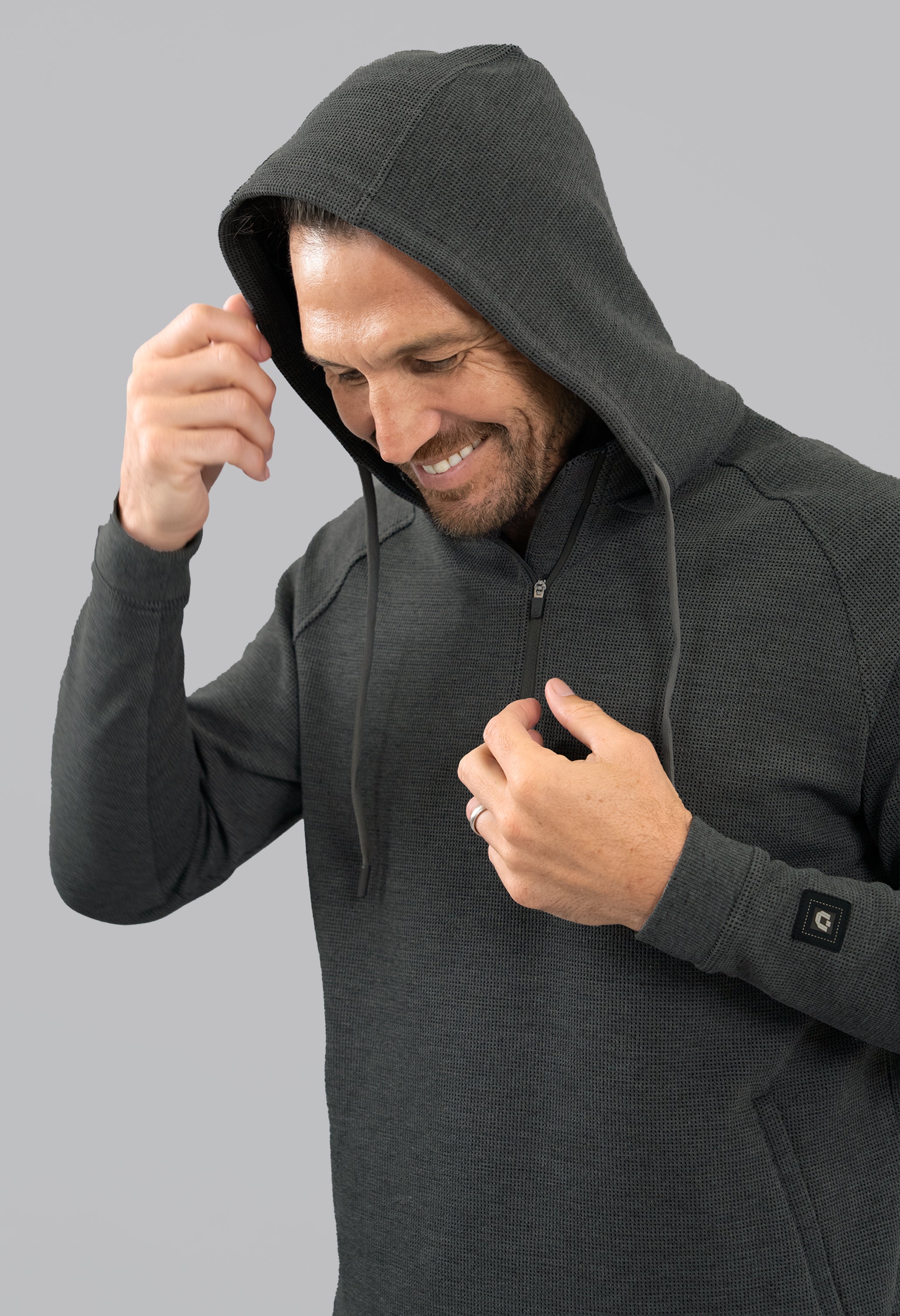 Waffle Knit Hoody