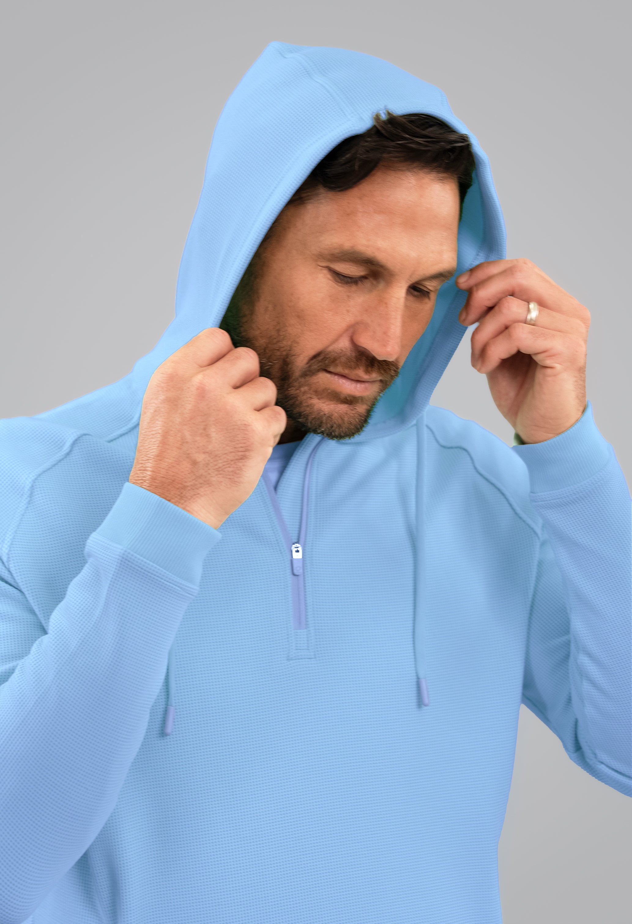 Waffle Knit Hoody