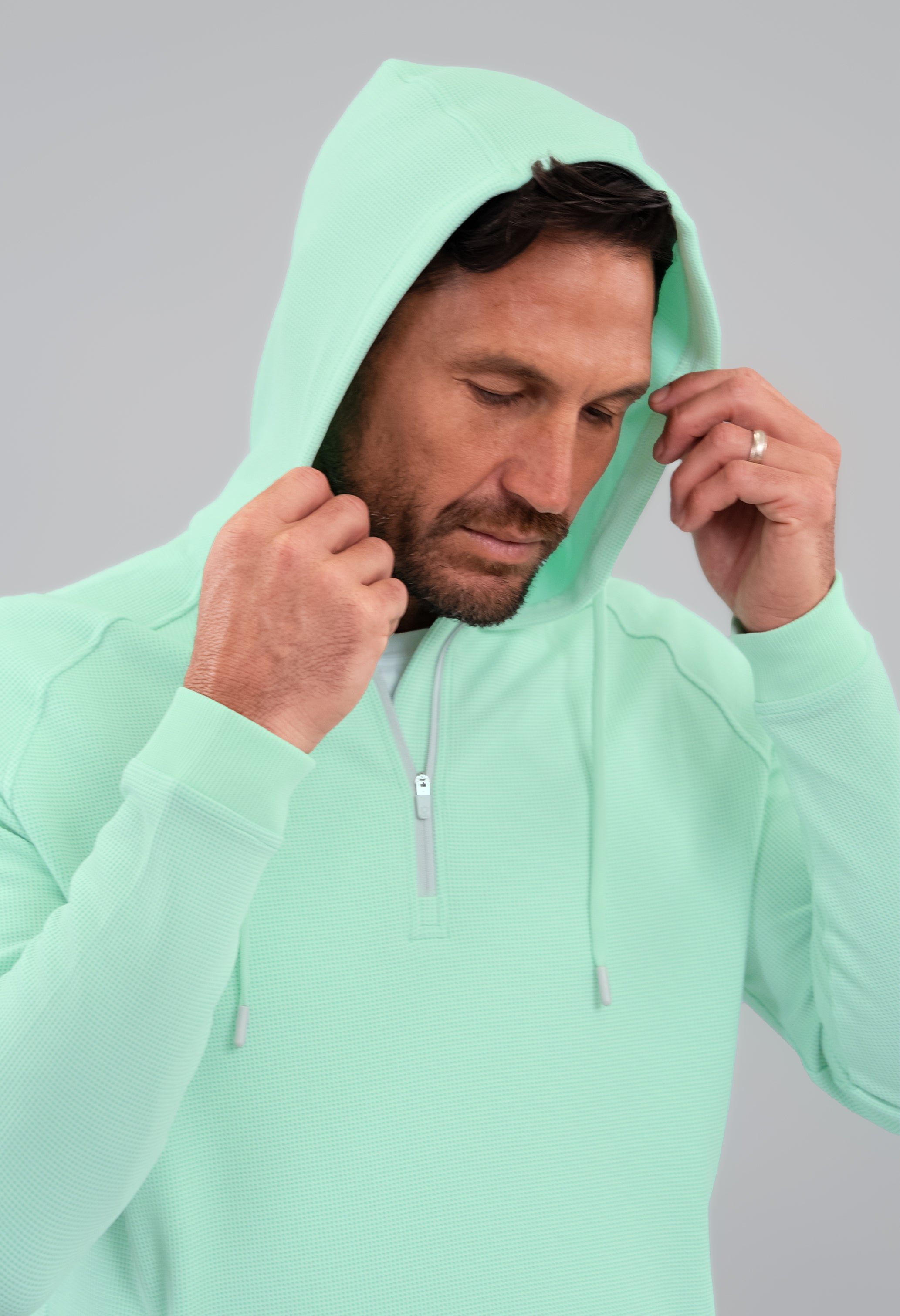 Waffle Knit Hoody