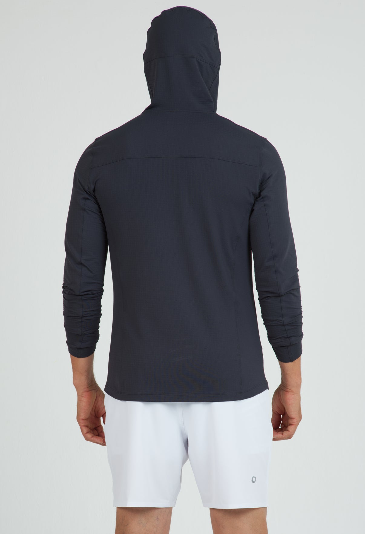 IBKÜL - Men's Solid Long Sleeve Hoody - 91199 - Color: Charcoal