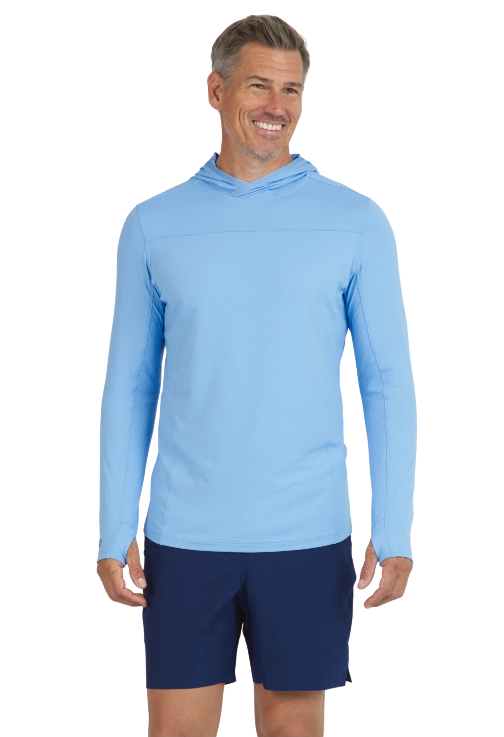 Men's Solid Long Sleeve Hoody