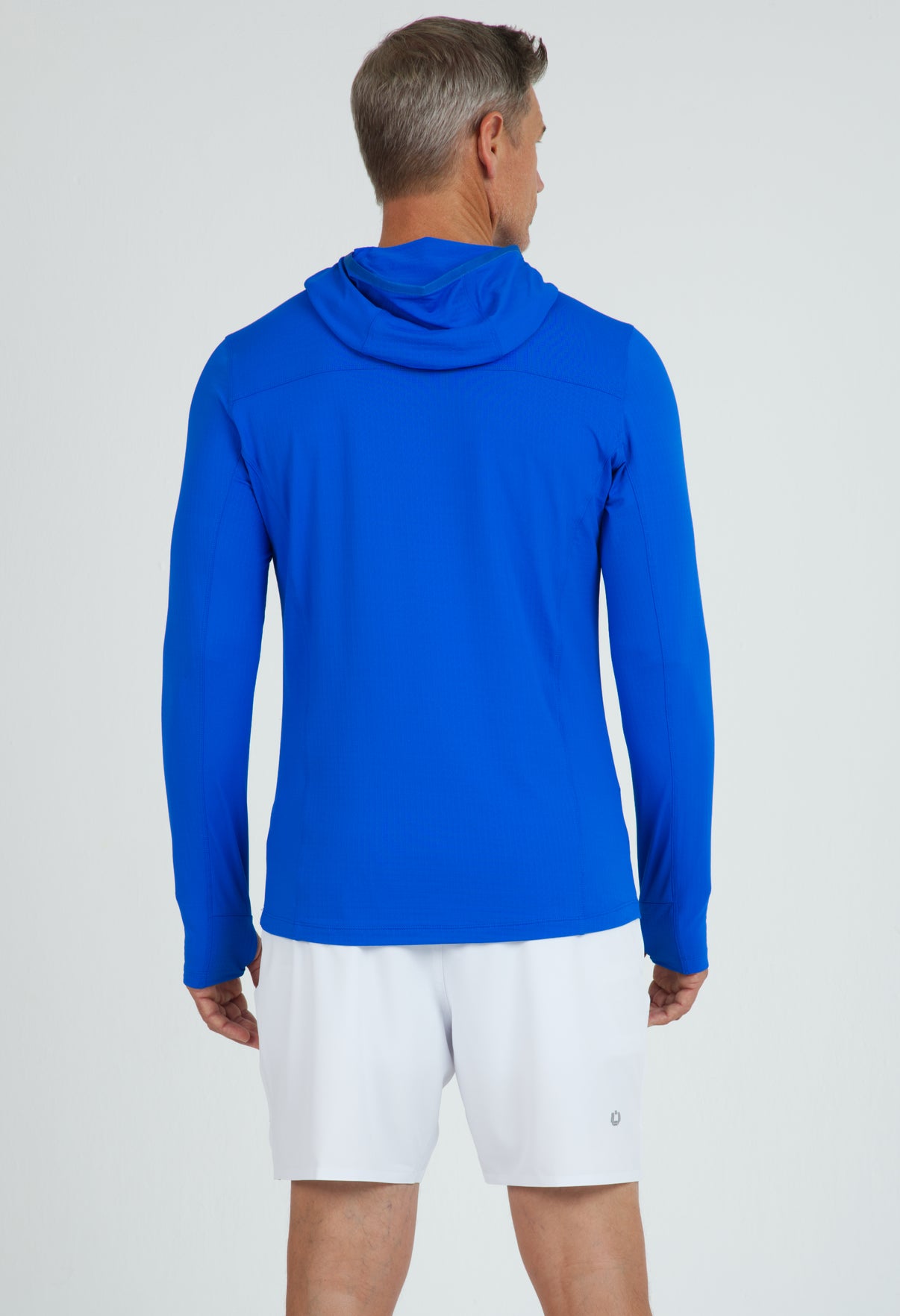 IBKÜL - Men's Solid Long Sleeve Hoody - 91199 - Color: Royal