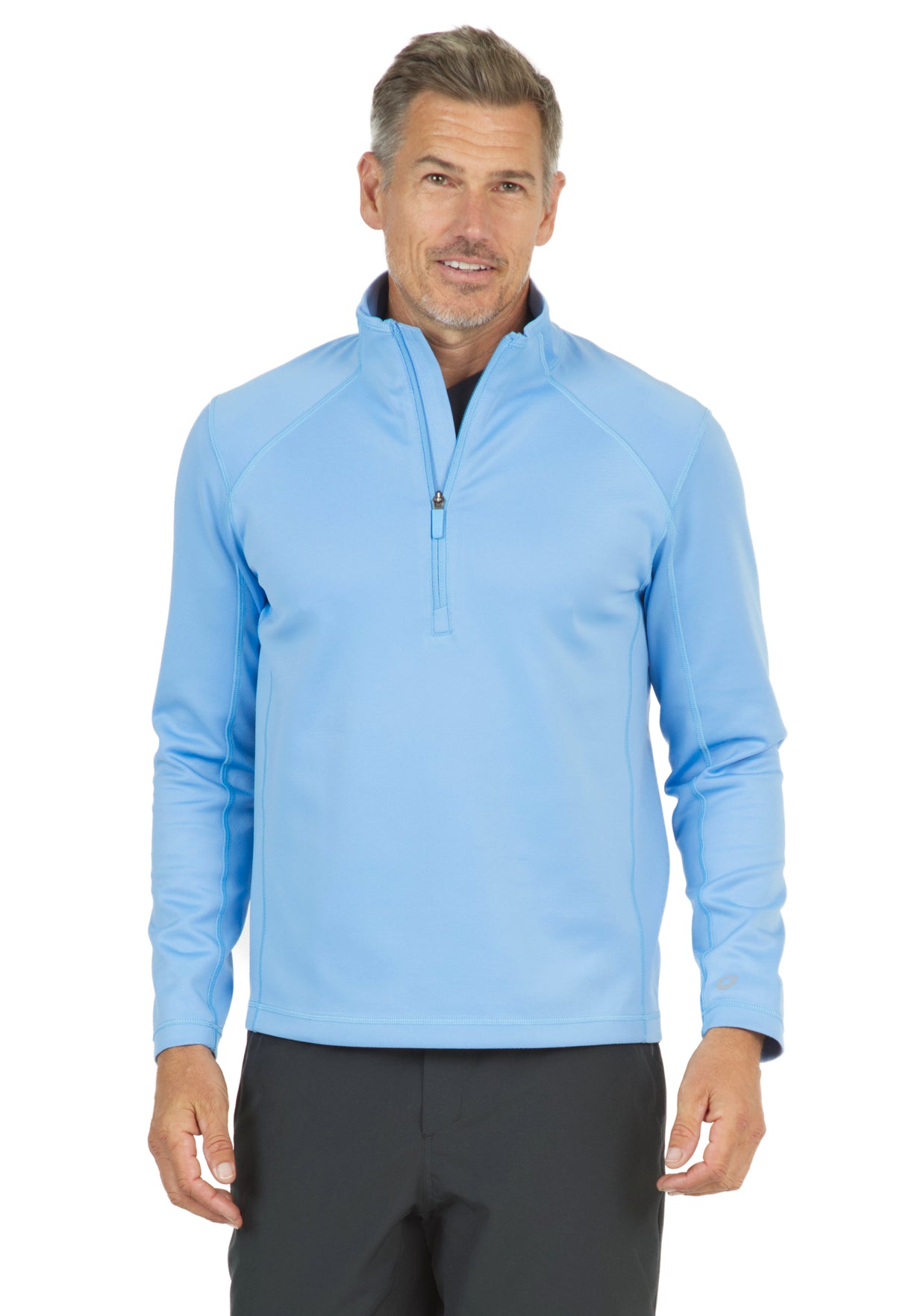 IBKÜL - Men's Insulated Zip Mock Pullover - 92000 - Color: Peri