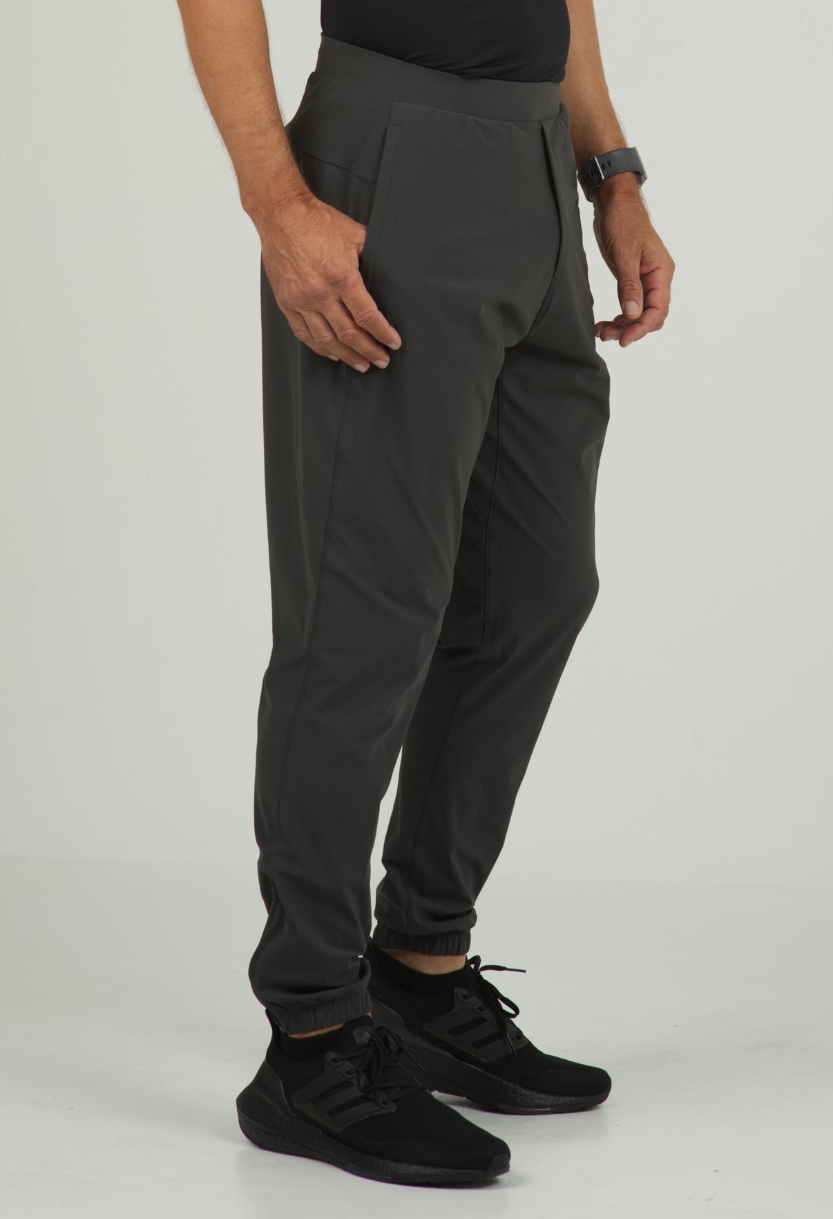 IBKÜL - Solid Men's Joggers - 99000 - Color: Black