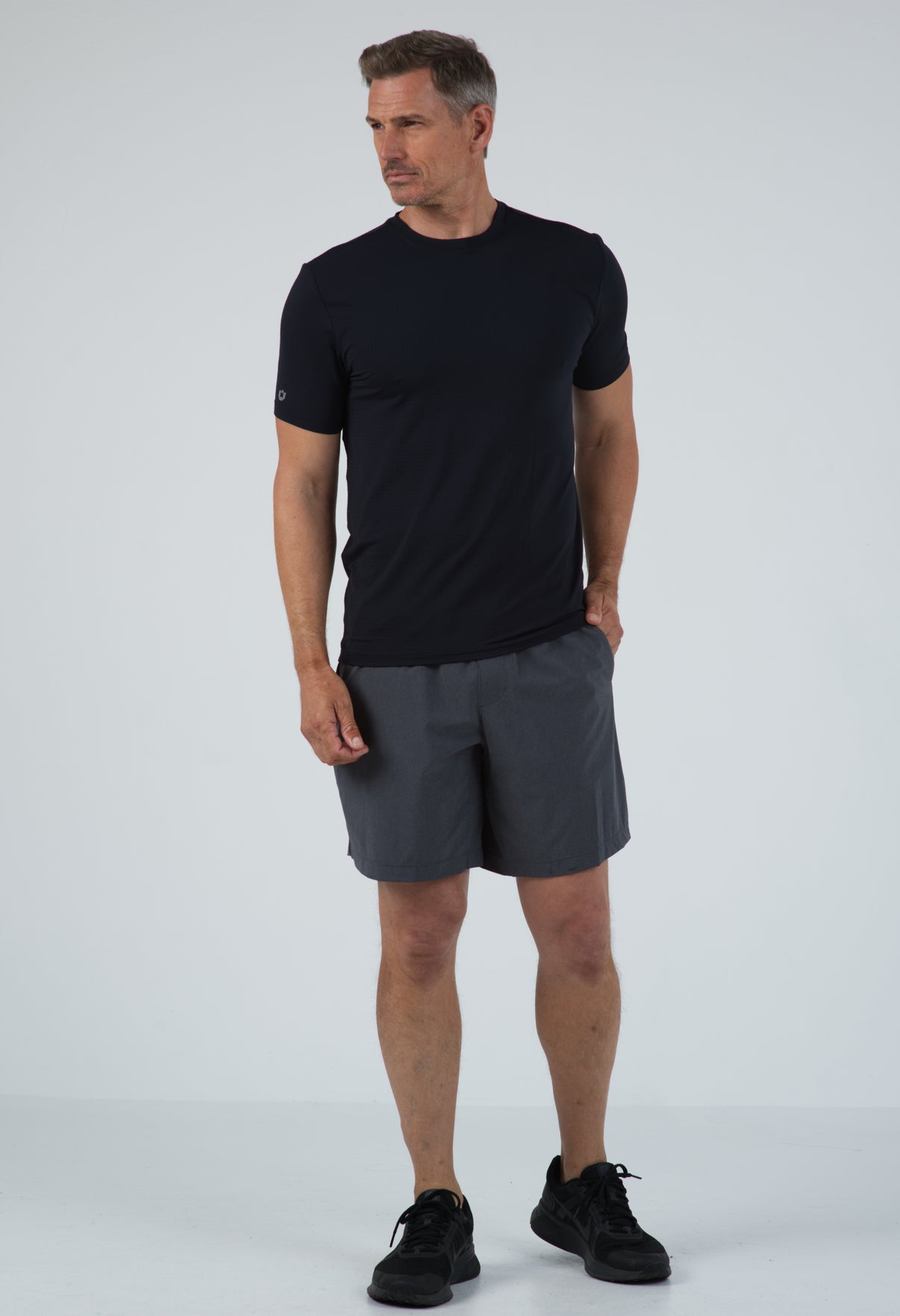 IBKÜL - Short Sleeve Crewneck T-Shirt - 92199 (Modern Fit) - Color: Black