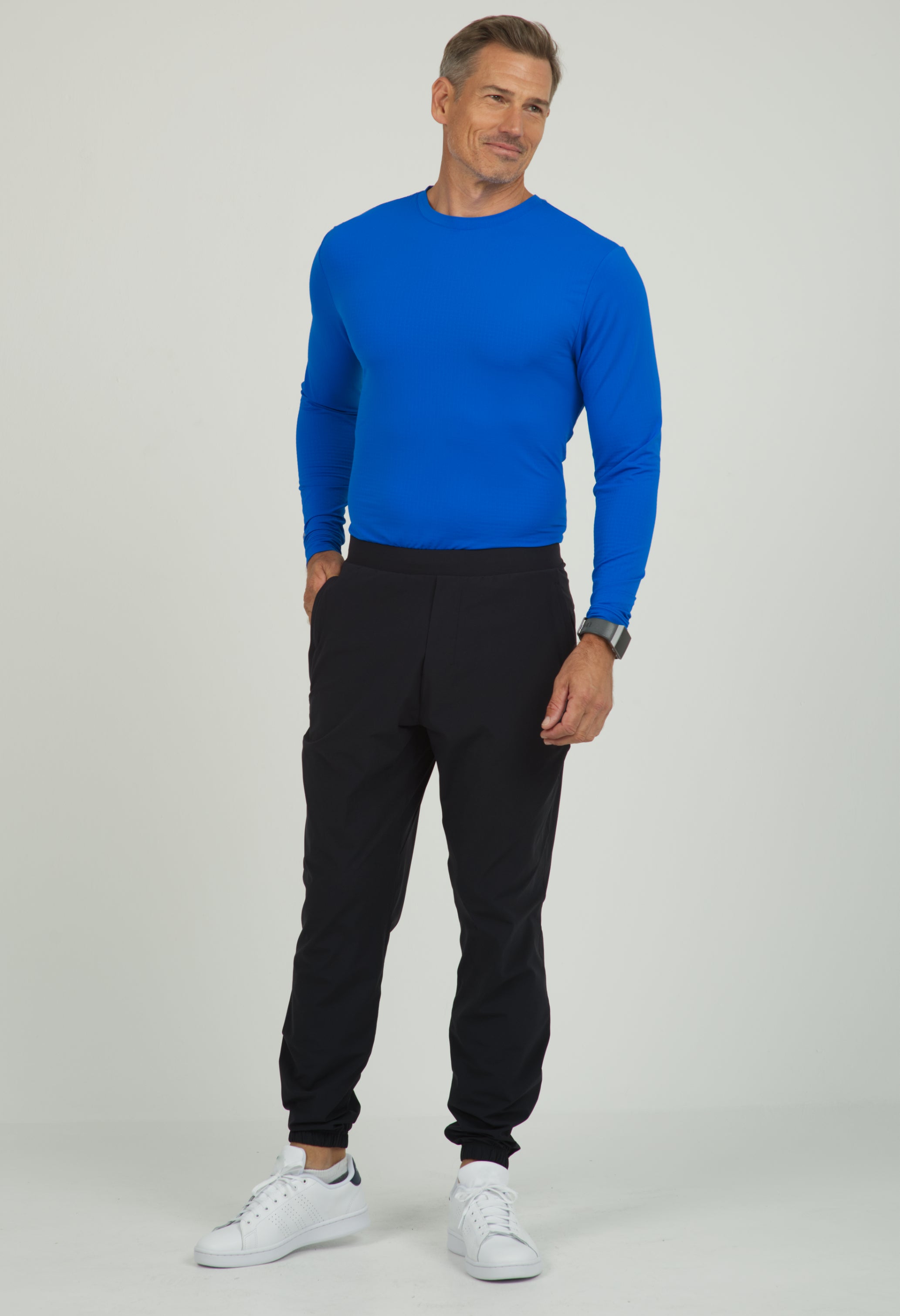 IBKÜL - Solid Men's Joggers - 99000 - Color: Black