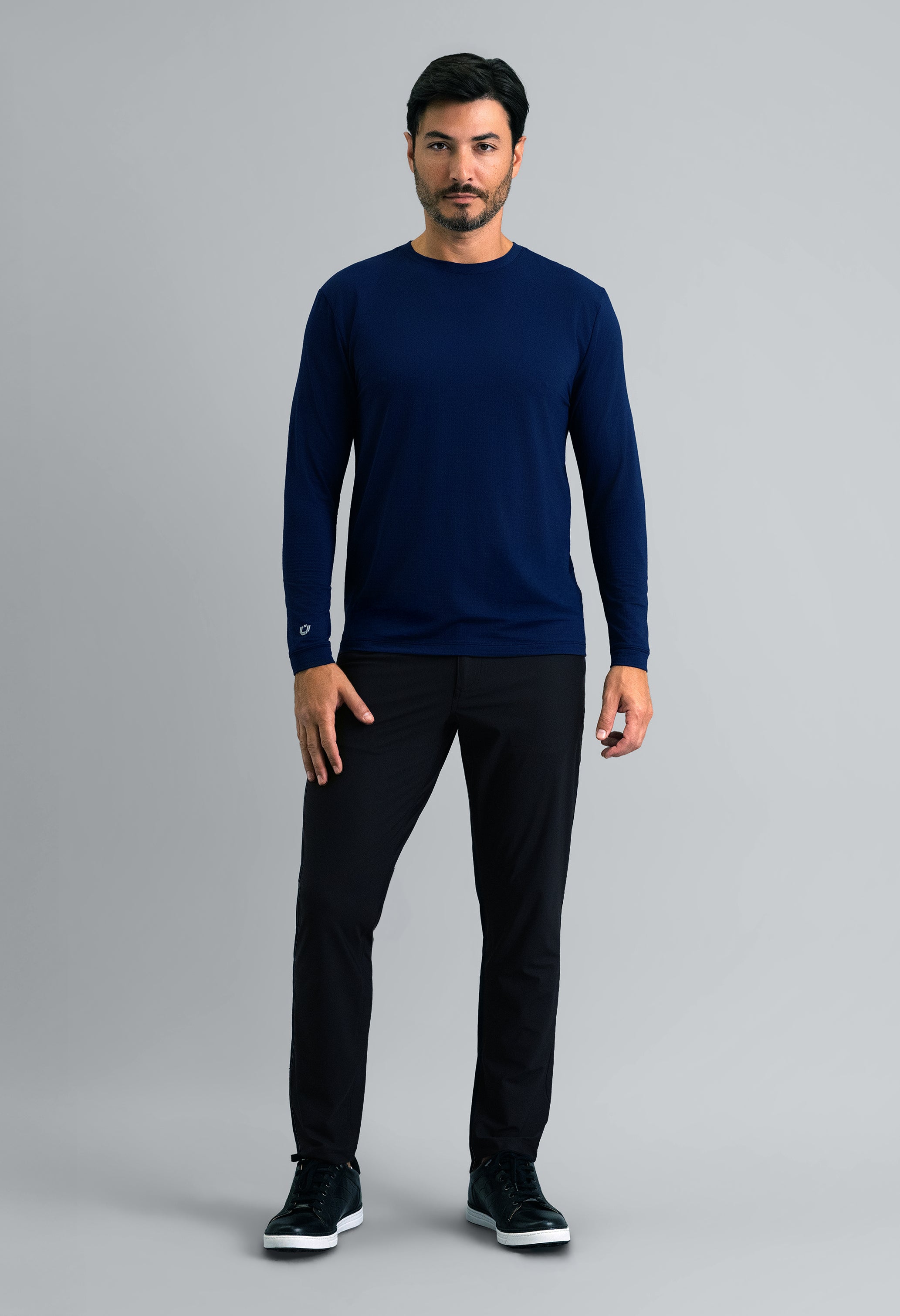Long Sleeve Crewneck T-Shirt (Modern Fit)