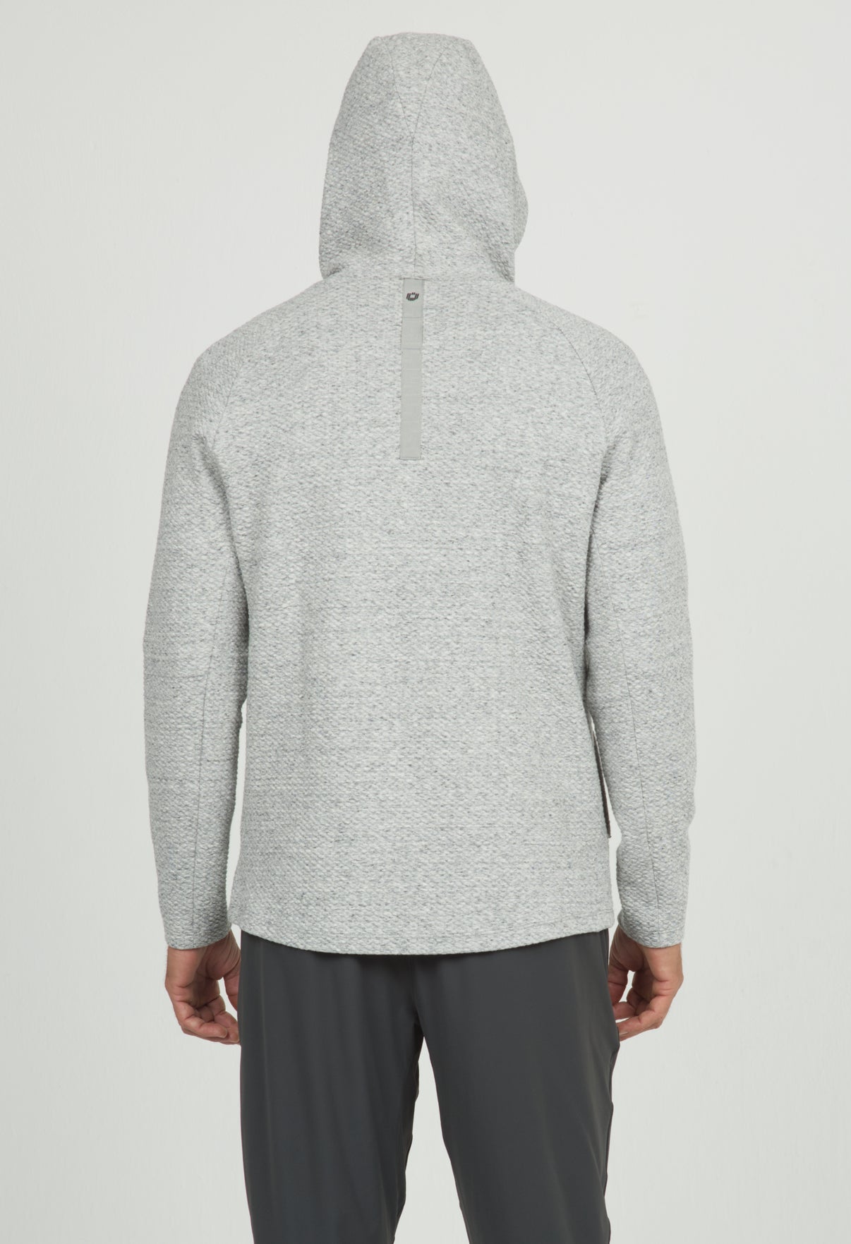 IBKÜL - Solid Popcorn Stitch Hoody - 94000 - Color: Black