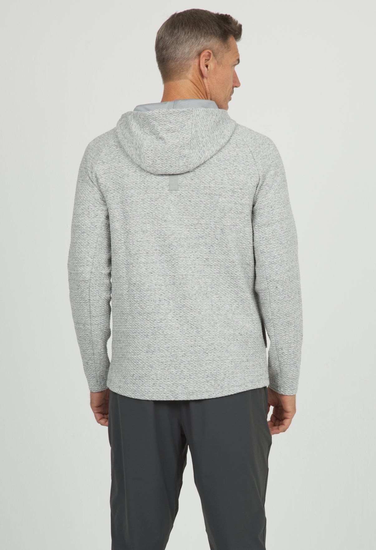 IBKÜL - Solid Popcorn Stitch Hoody - 94000 - Color: Black