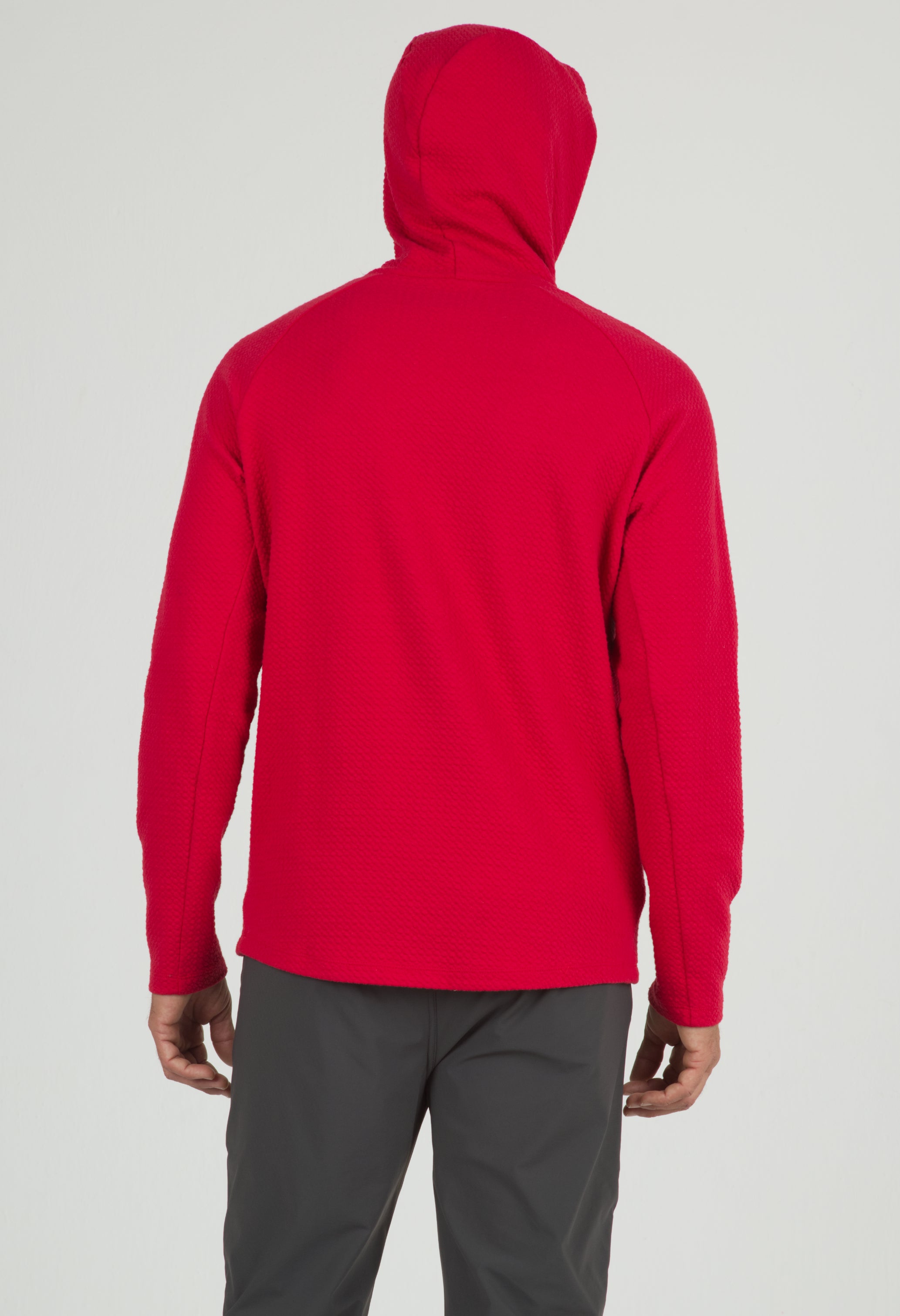 IBKÜL - Solid Popcorn Stitch Hoody - 94000 - Color: Black