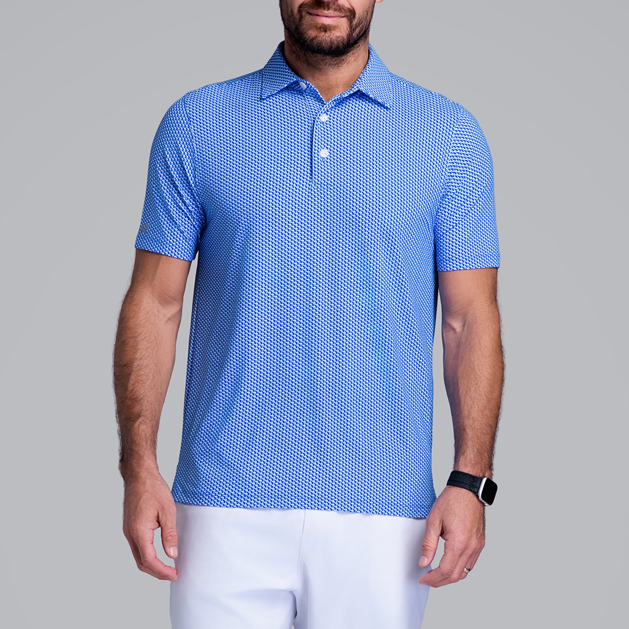 Cube Art Short Sleeve Polo