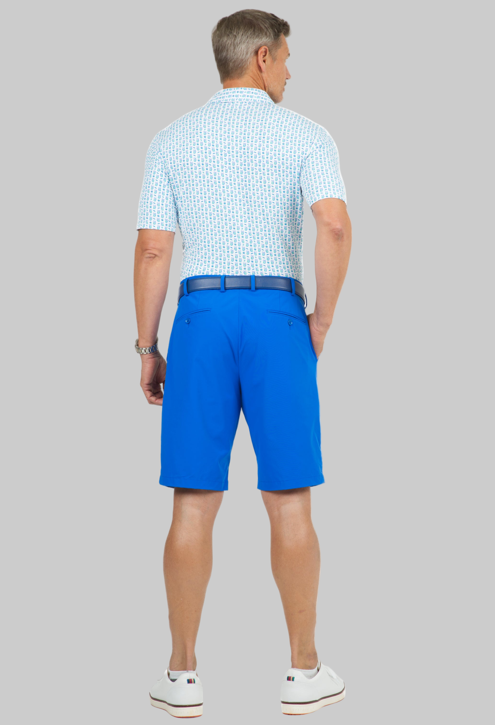 Beer & Pretzels Print Short Sleeve Polo - 94149 (Modern Fit)