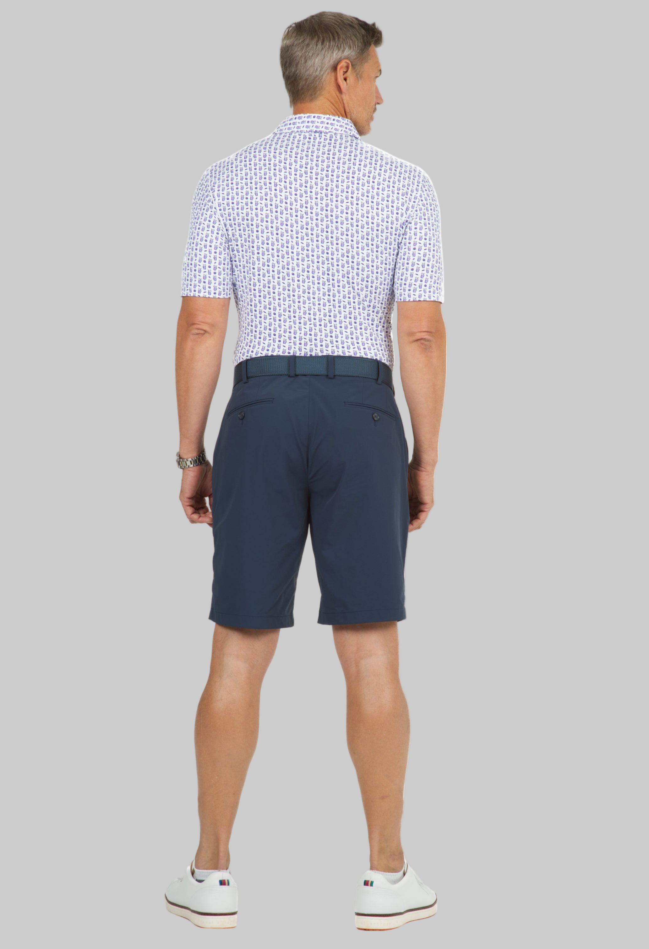 Beer & Pretzels Print Short Sleeve Polo - 94149 (Modern Fit)