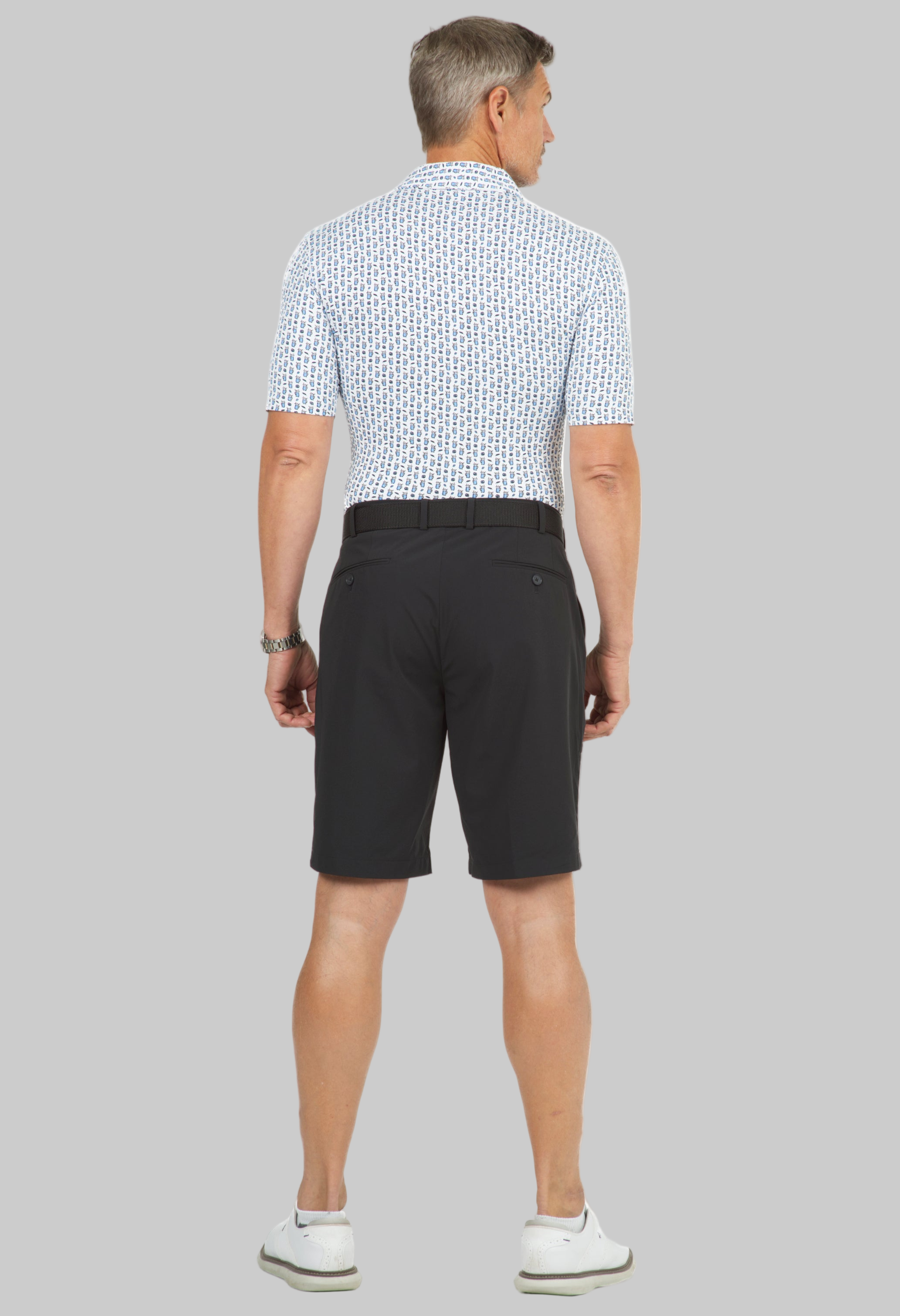 Beer & Pretzels Print Short Sleeve Polo - 94149 (Modern Fit)