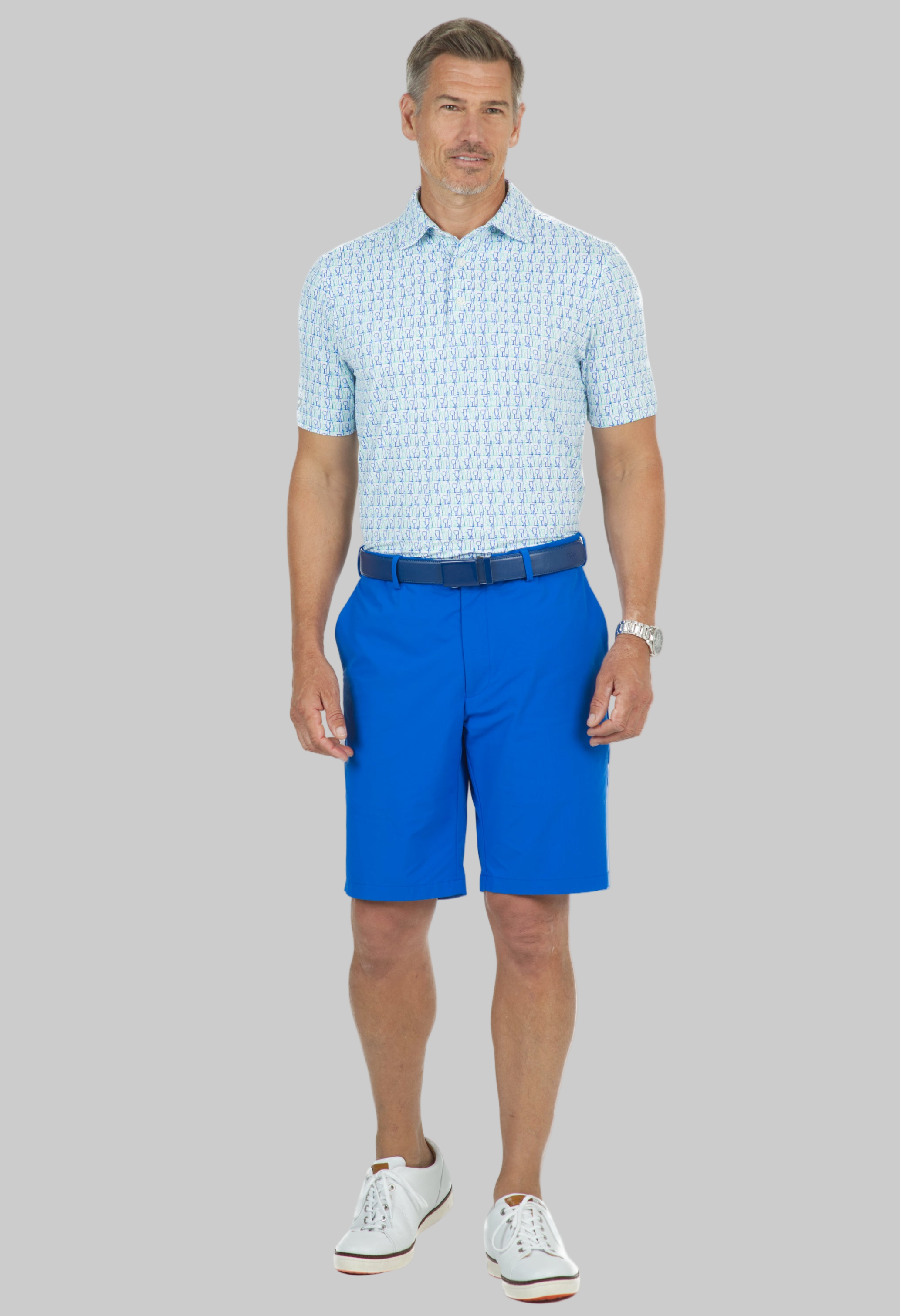 Happy Hour Print Short Sleeve Polo – 94152 (Modern Fit)