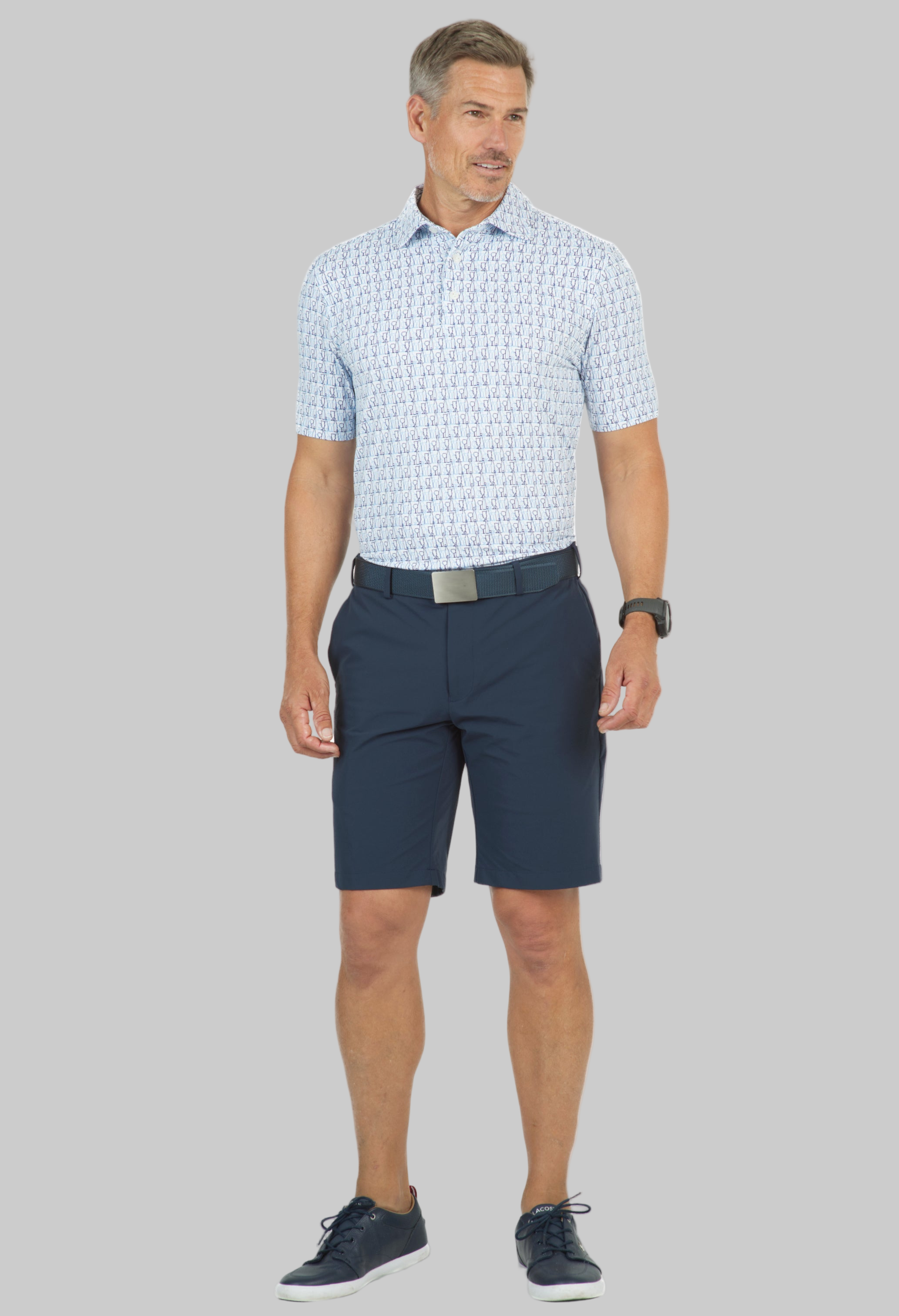 Happy Hour Print Short Sleeve Polo – 94152 (Modern Fit)