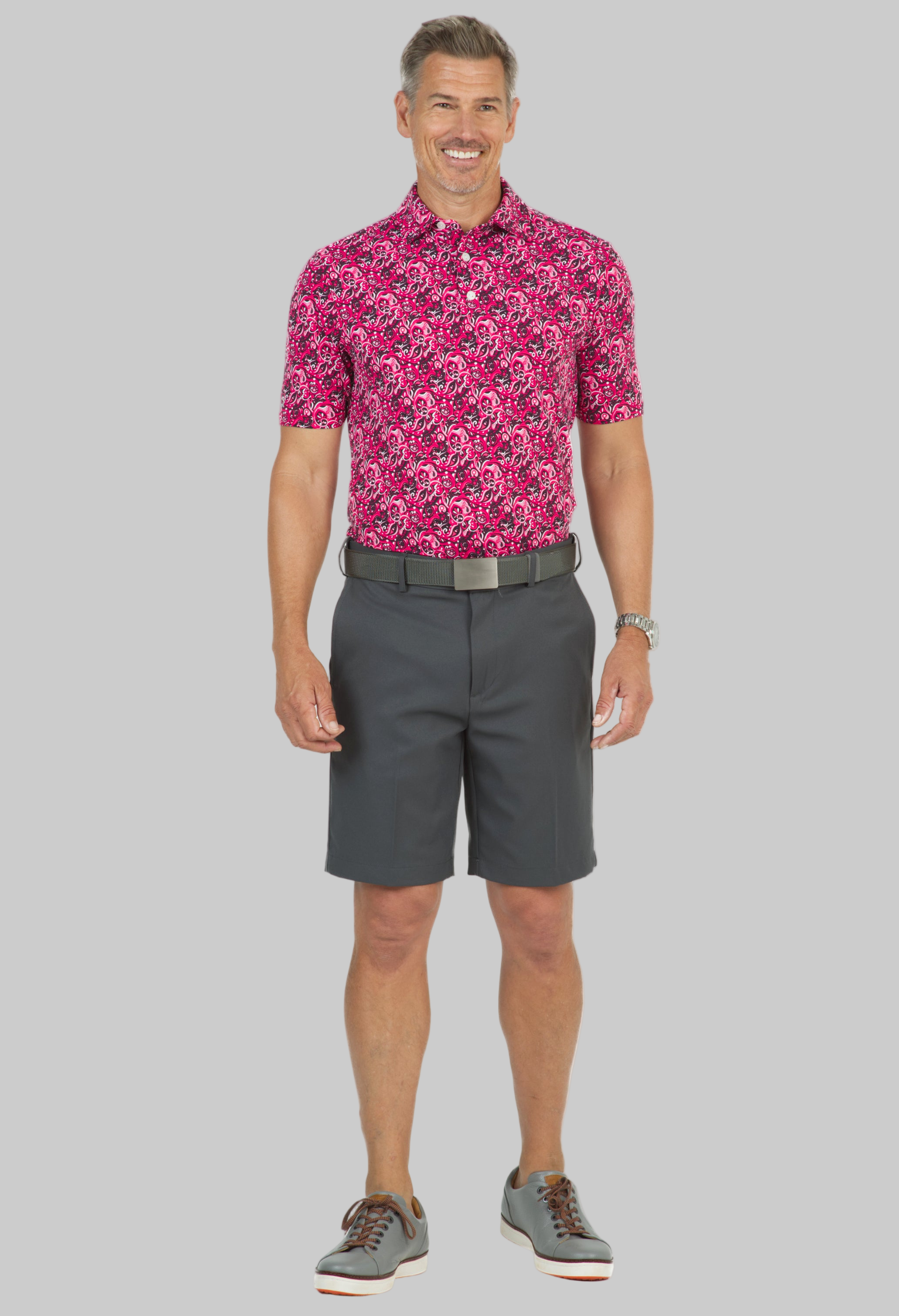Austin Print Short Sleeve Polo – 94156 (Modern Fit)