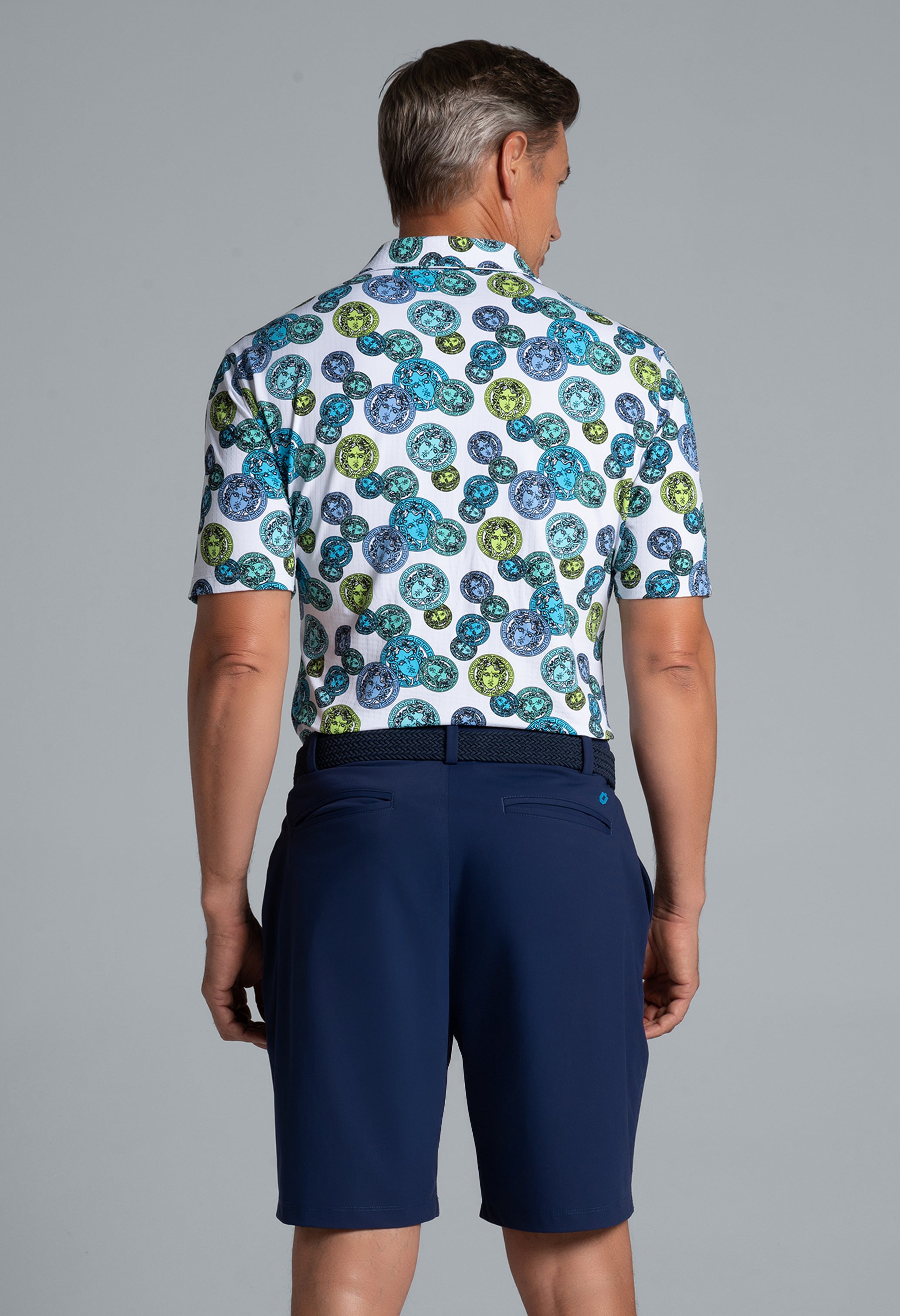Medusa Print Short Sleeve Polo – 94171 (Modern Fit)