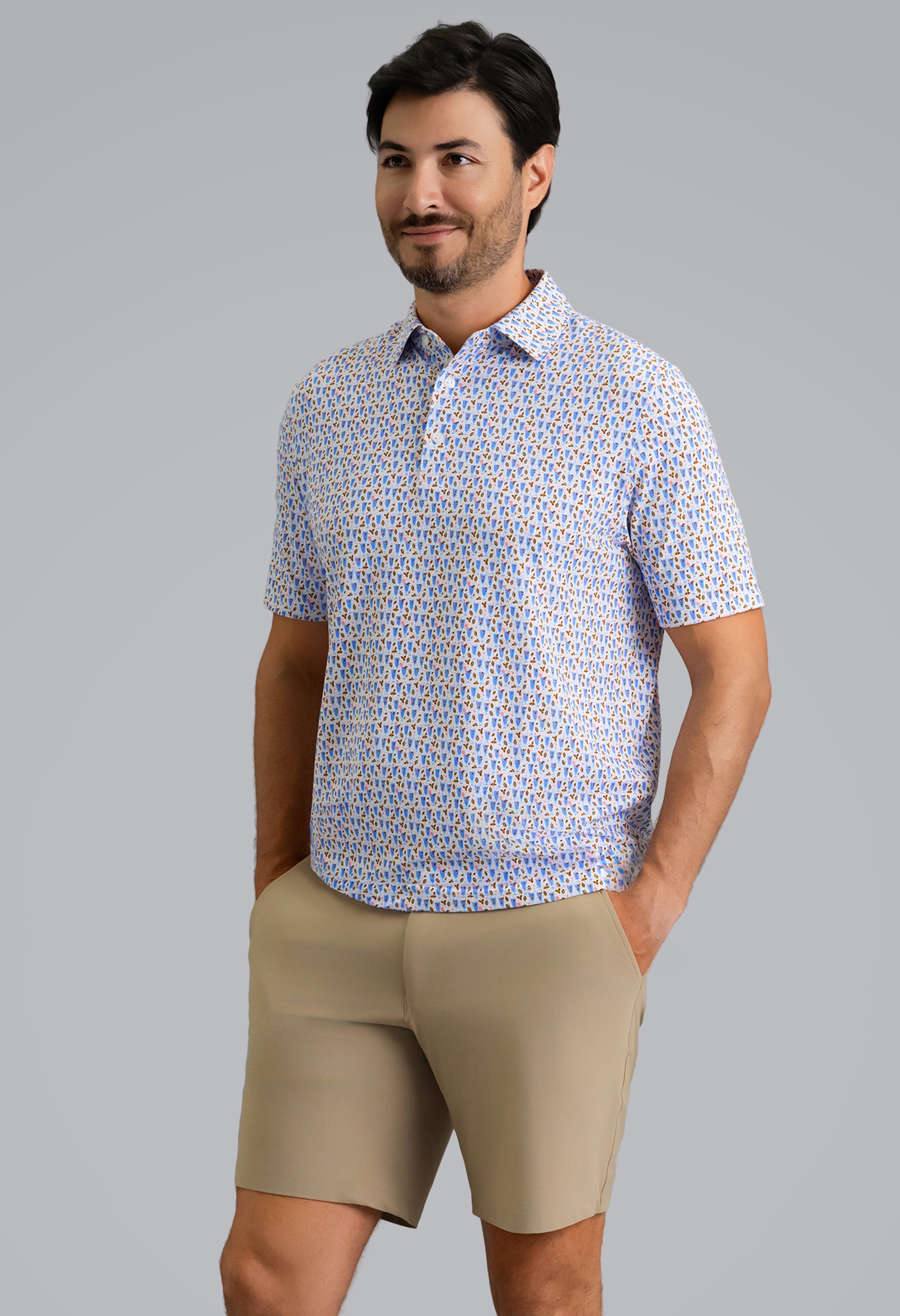 IBKÜL - Mint Julep Short Sleeve Polo