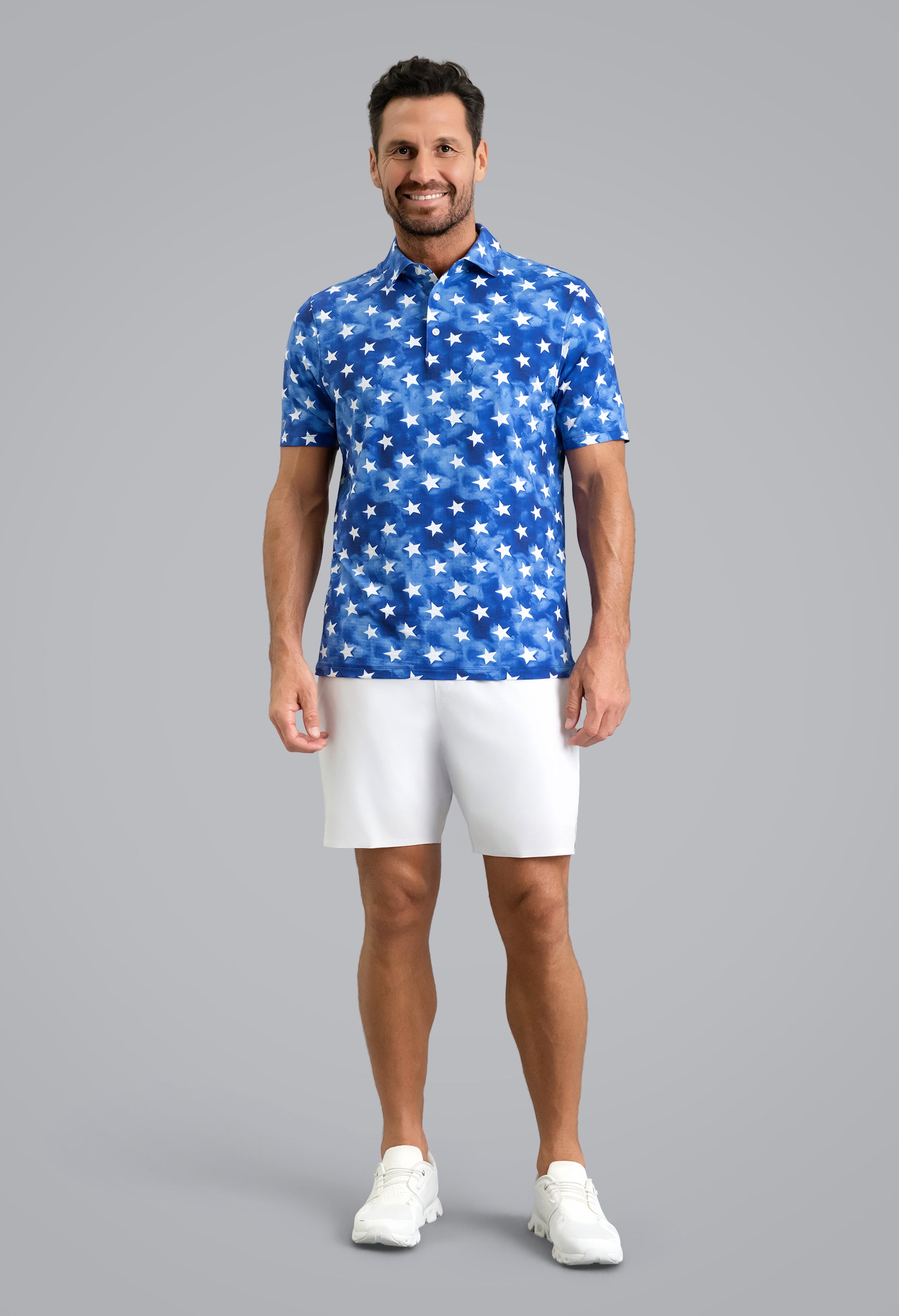 IBKÜL - American Dream Short Sleeve Polo - Color: Navy