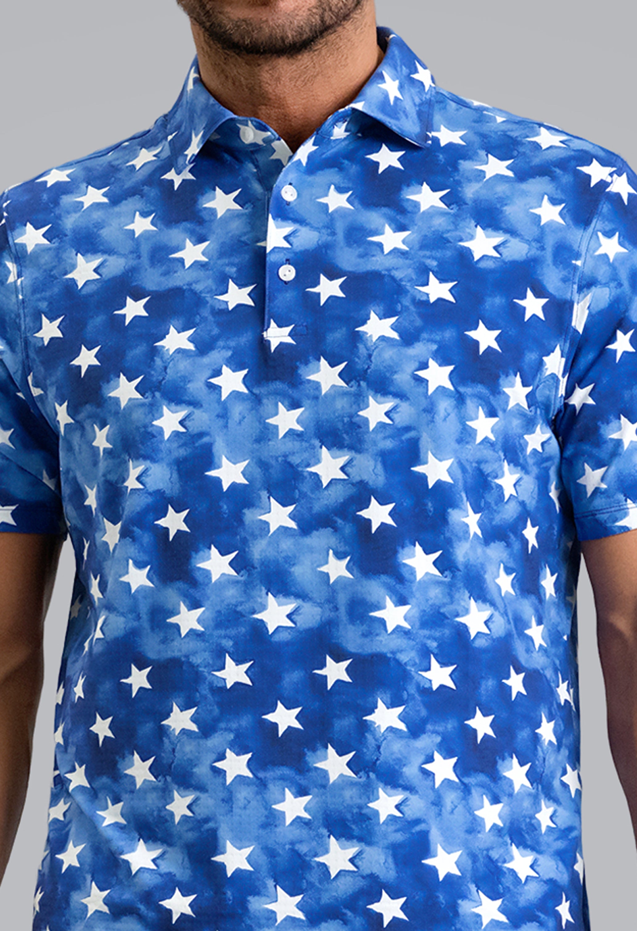 IBKÜL - American Dream Short Sleeve Polo - Color: Navy