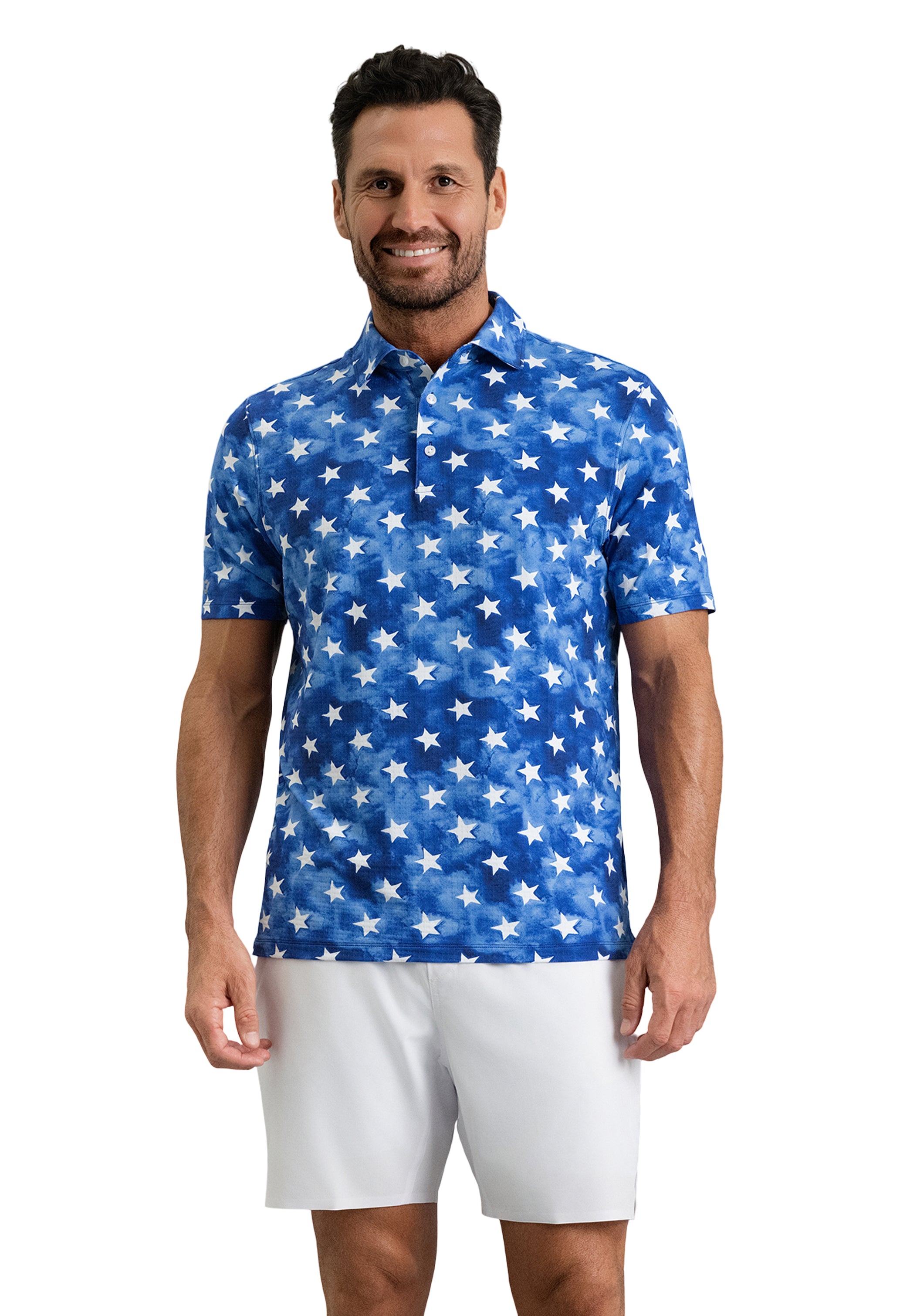 IBKÜL - American Dream Short Sleeve Polo - Color: Navy