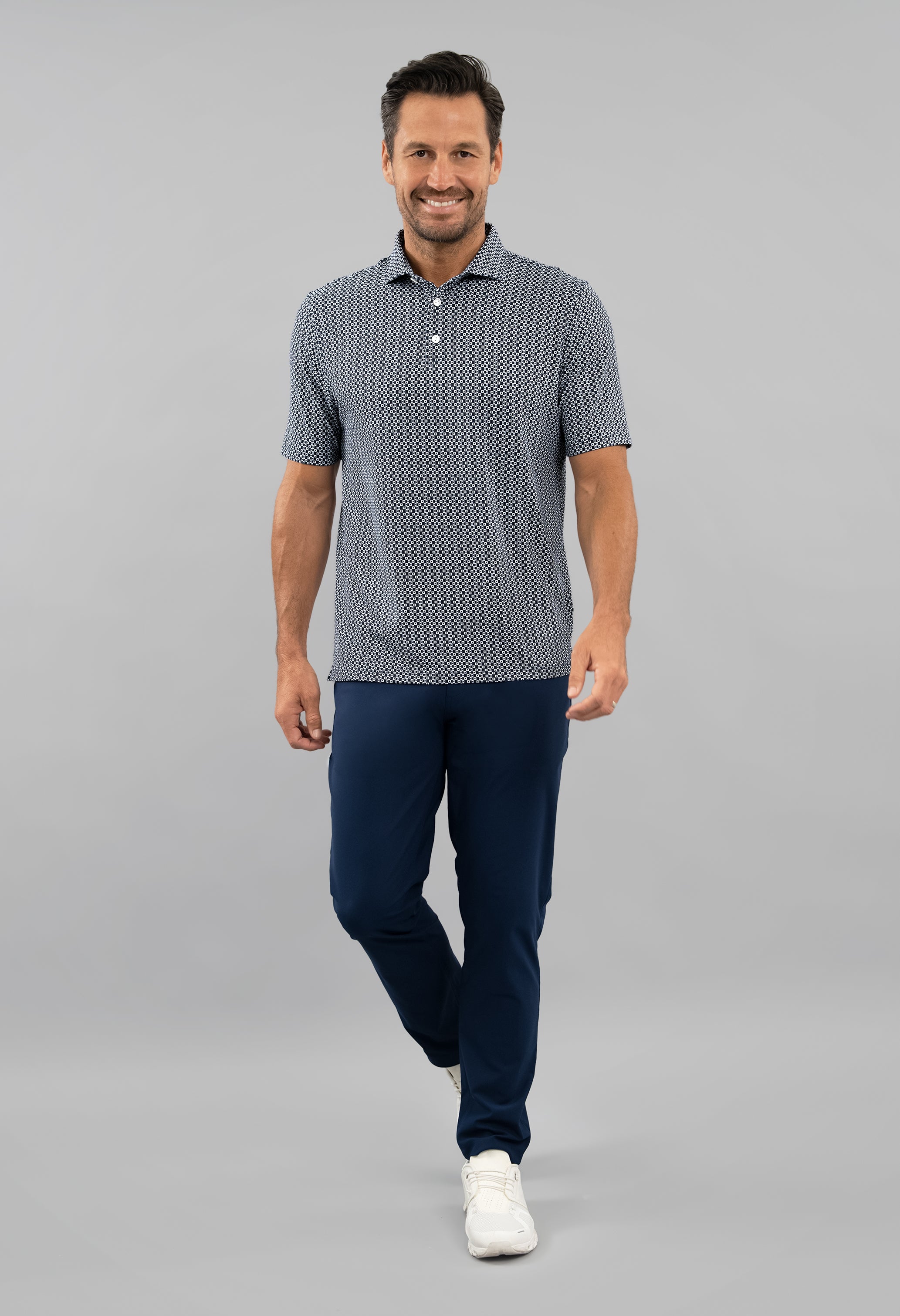 Cubes Short Sleeve Polo