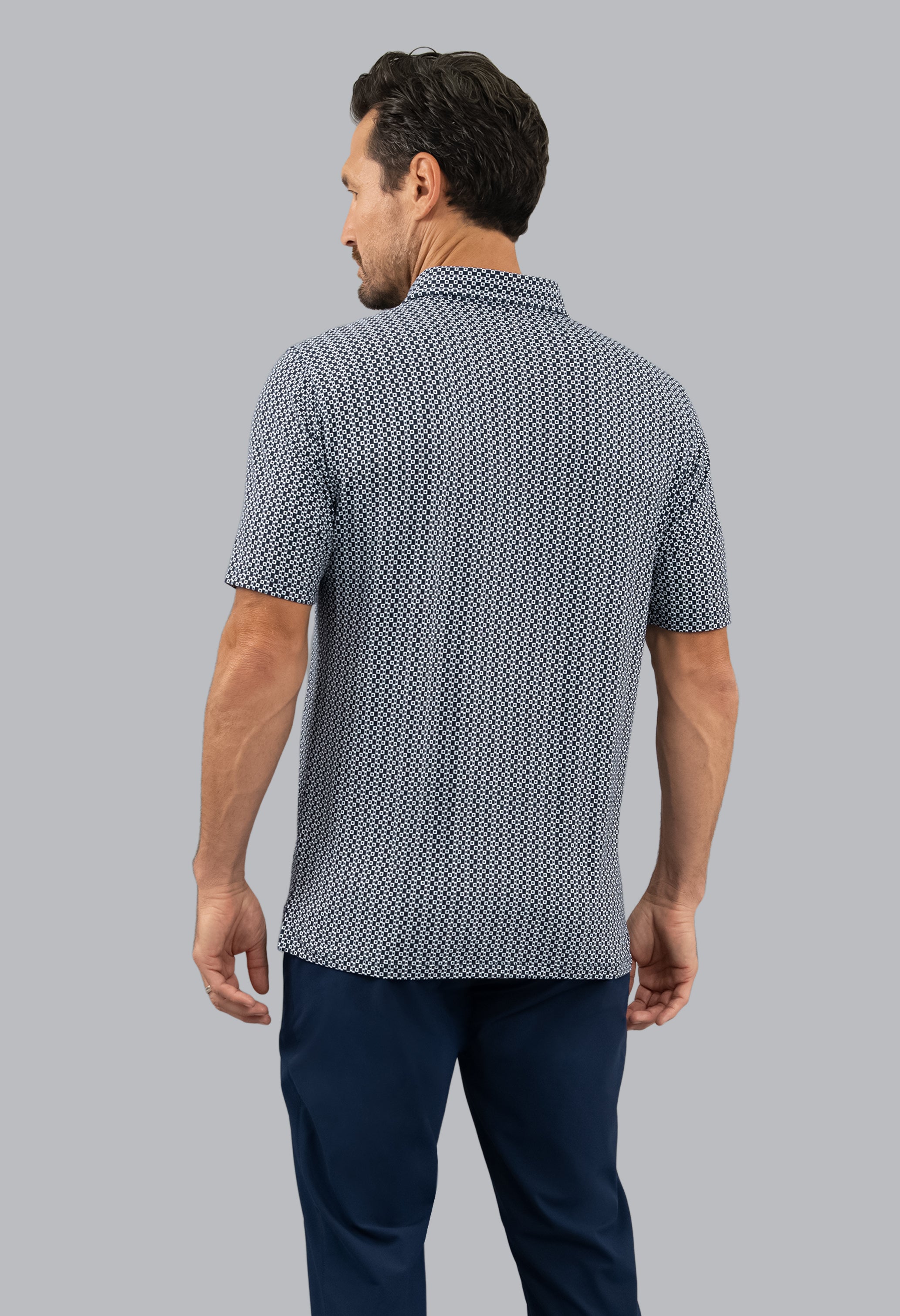 Cubes Short Sleeve Polo