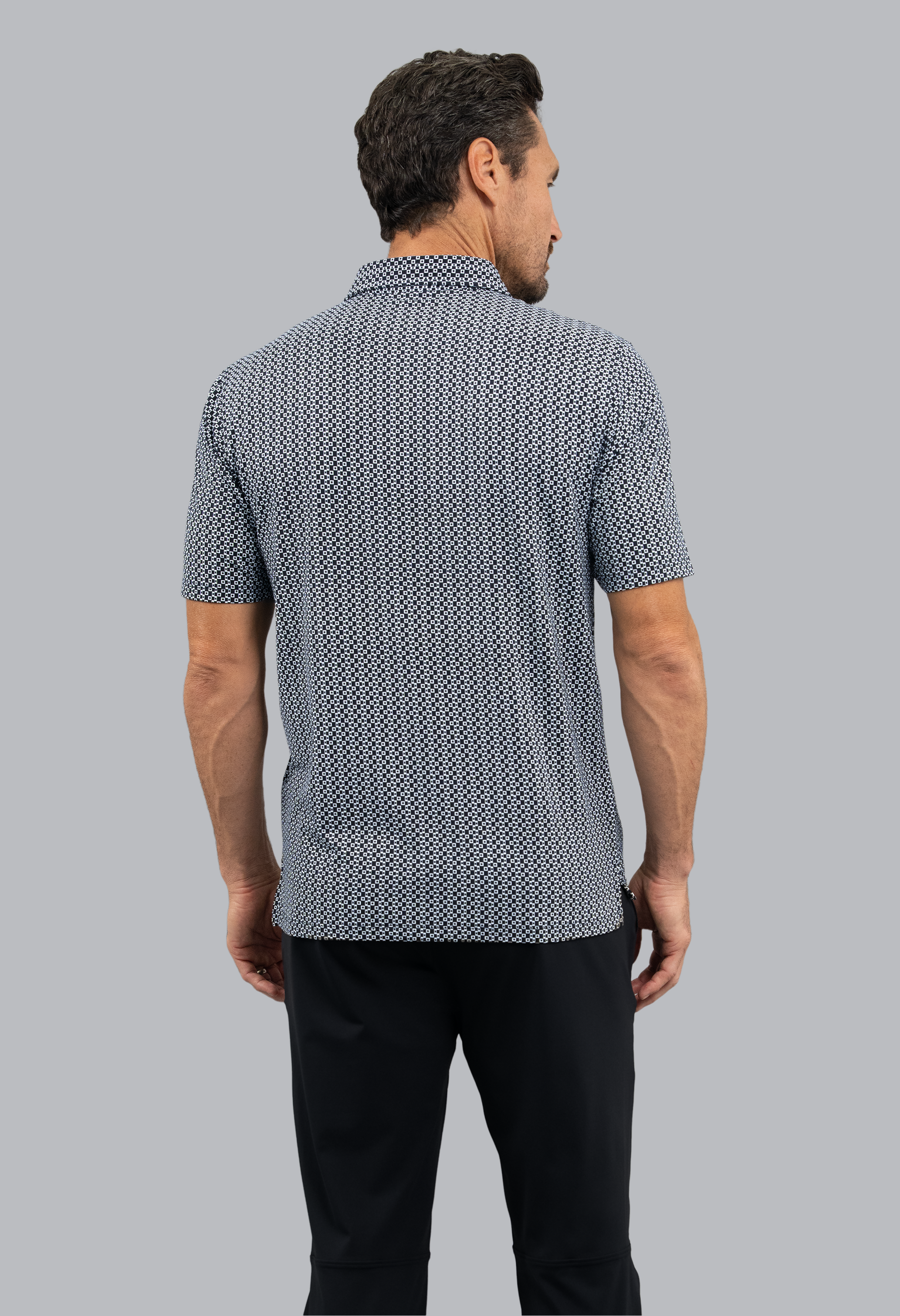 Cubes Short Sleeve Polo
