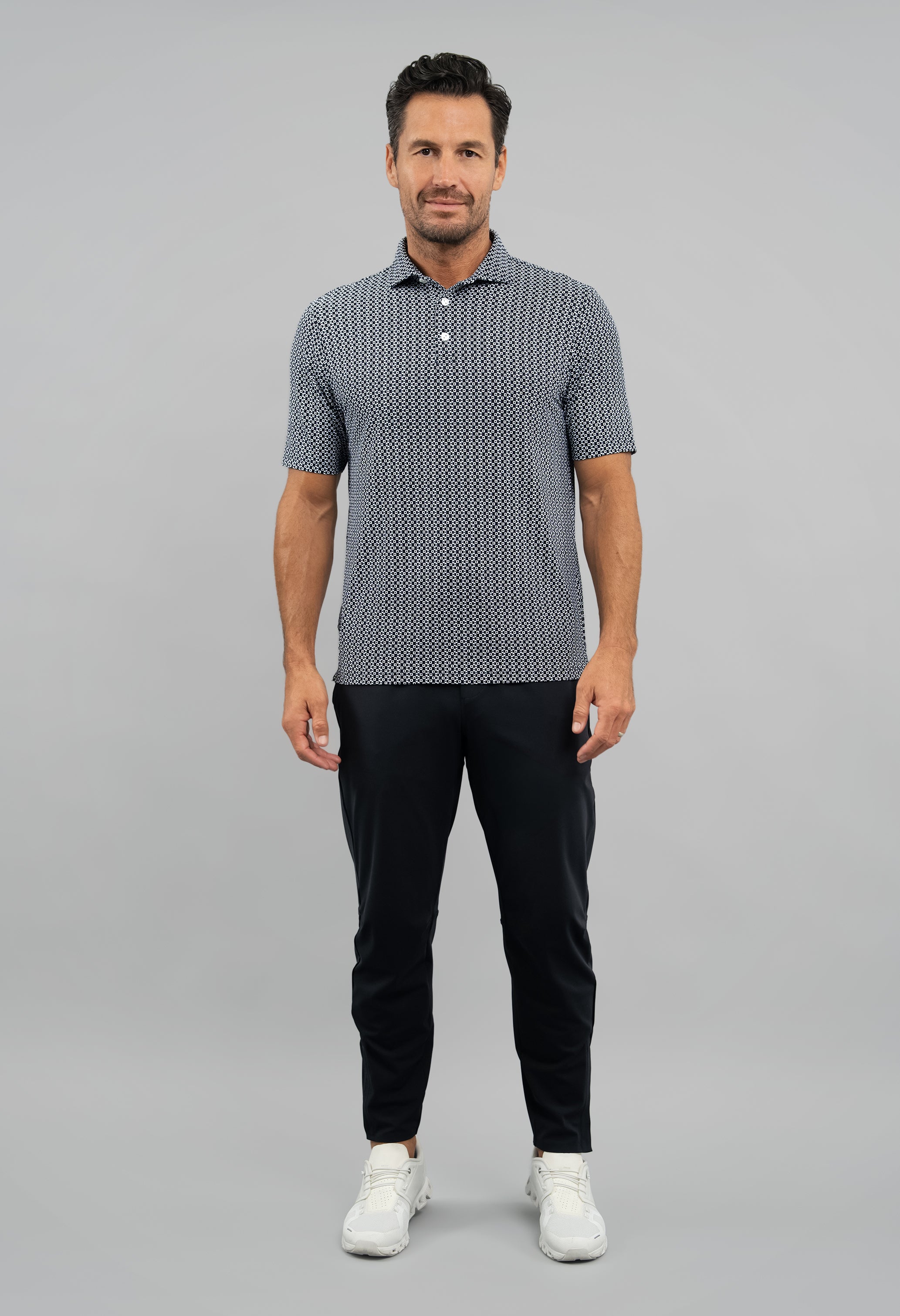Cubes Short Sleeve Polo