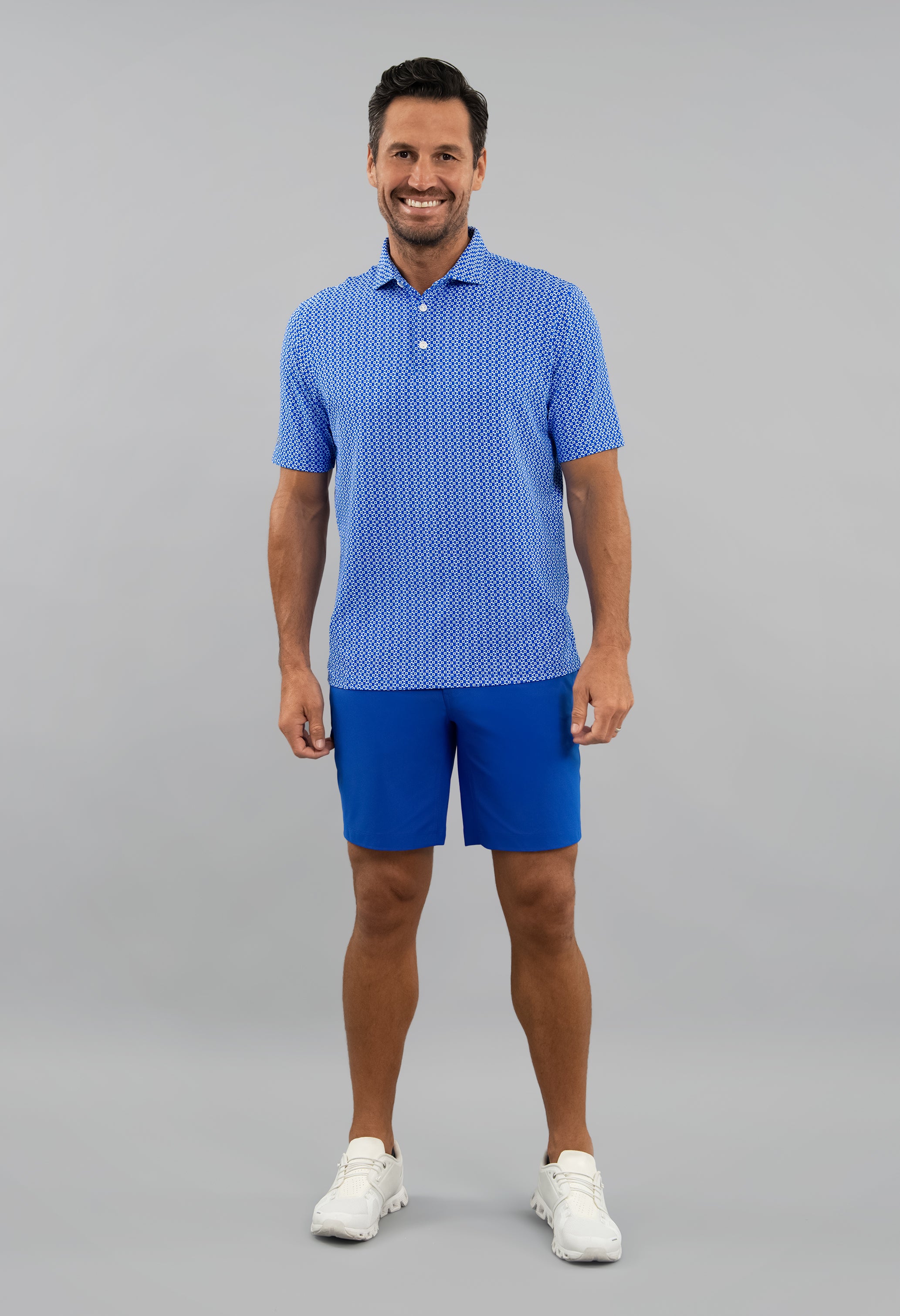 Cubes Short Sleeve Polo