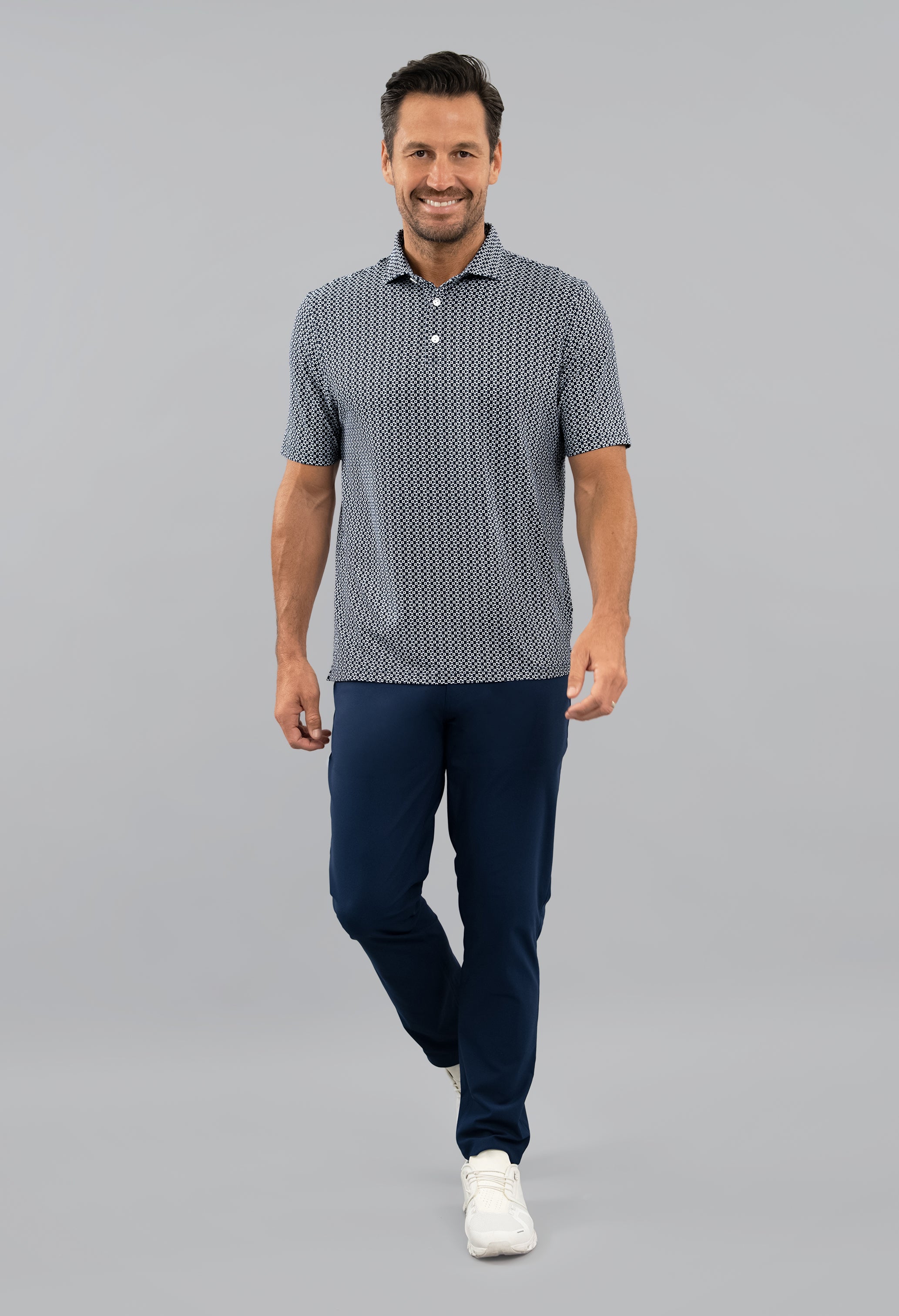 Cubes Short Sleeve Polo