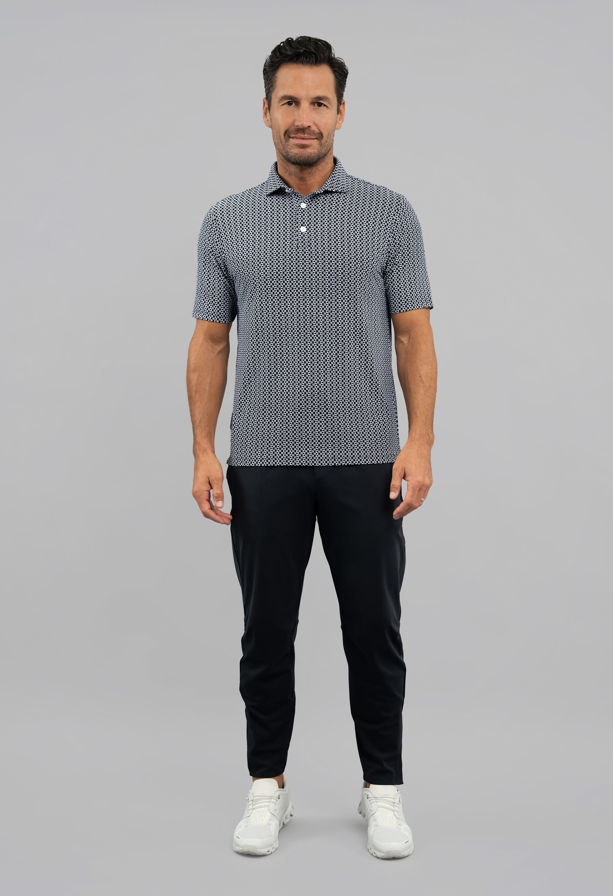 Cubes Short Sleeve Polo
