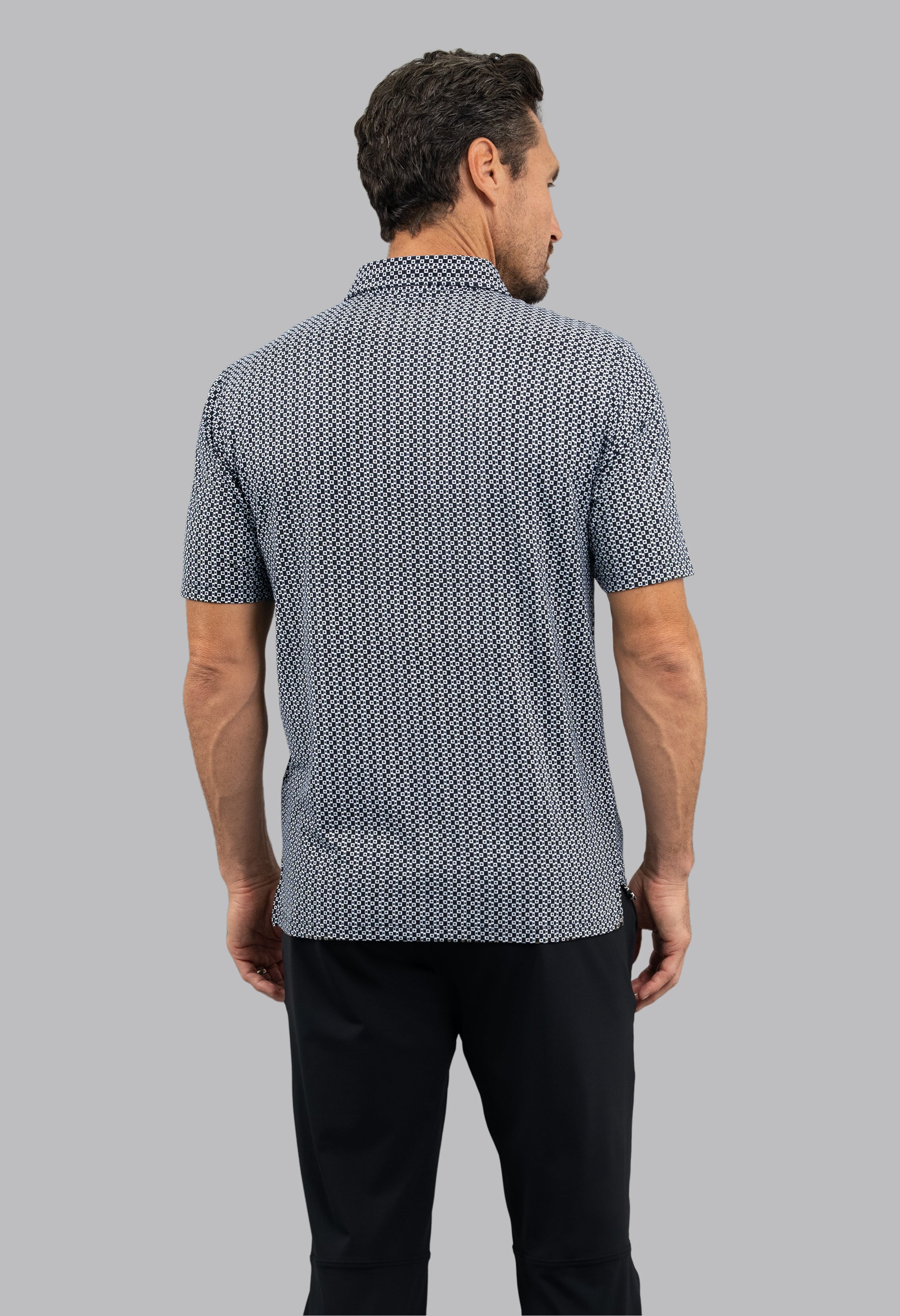 Cubes Short Sleeve Polo