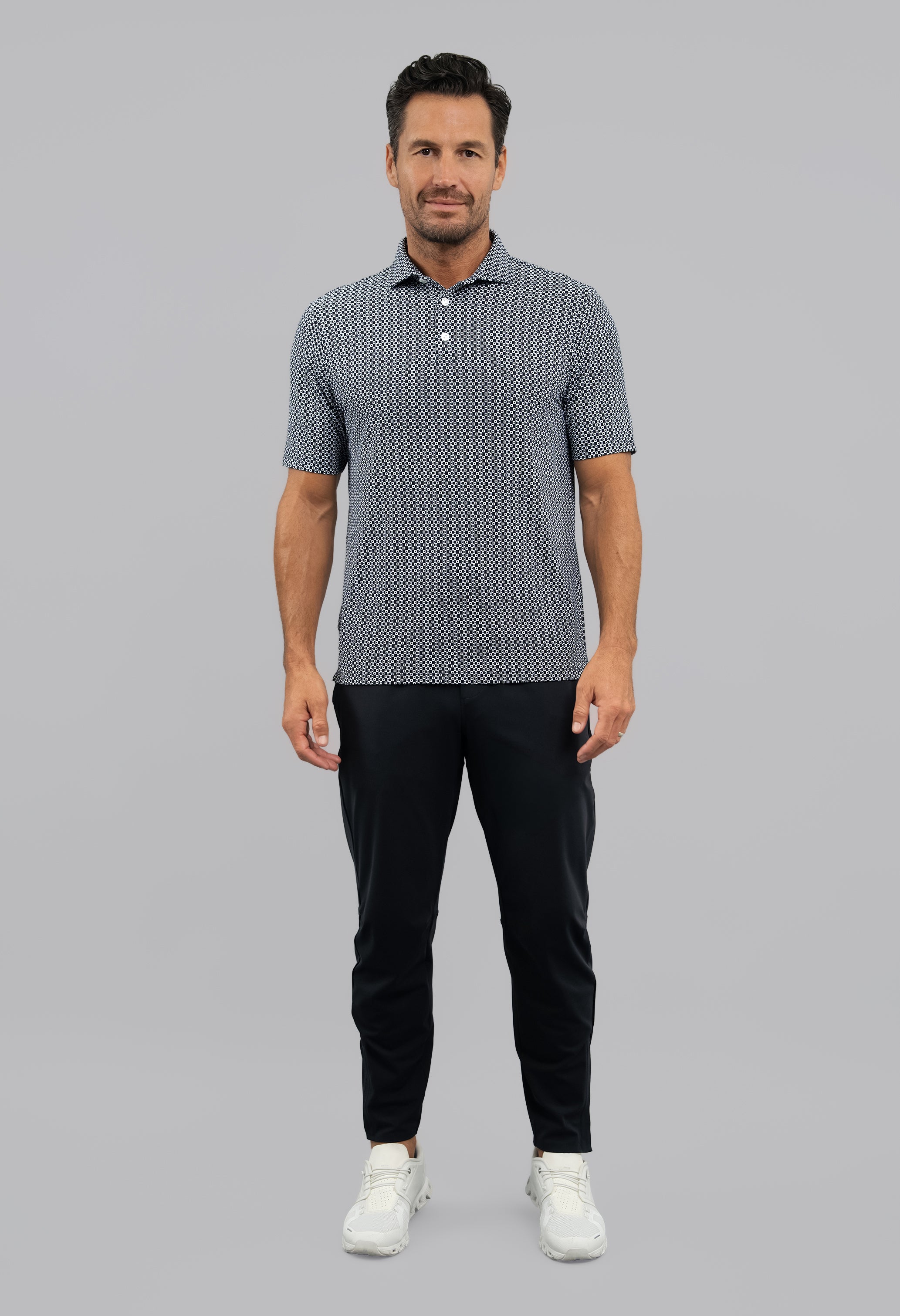 Cubes Short Sleeve Polo
