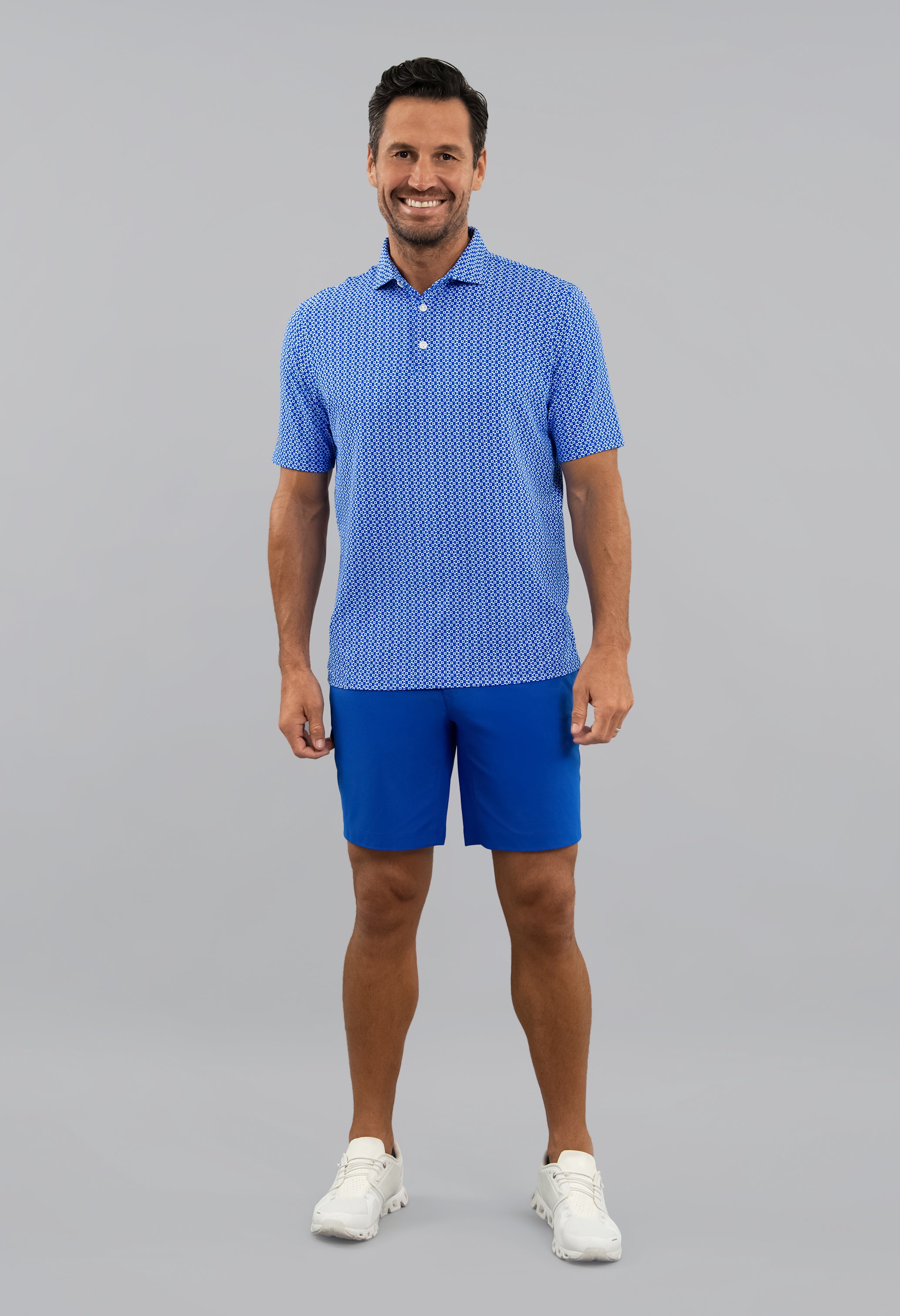 Cubes Short Sleeve Polo