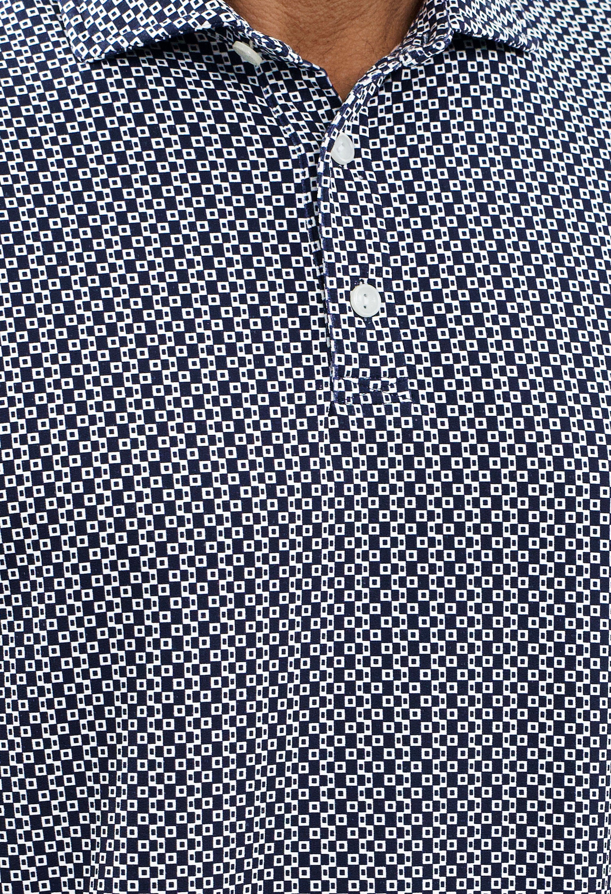 Cubes Short Sleeve Polo