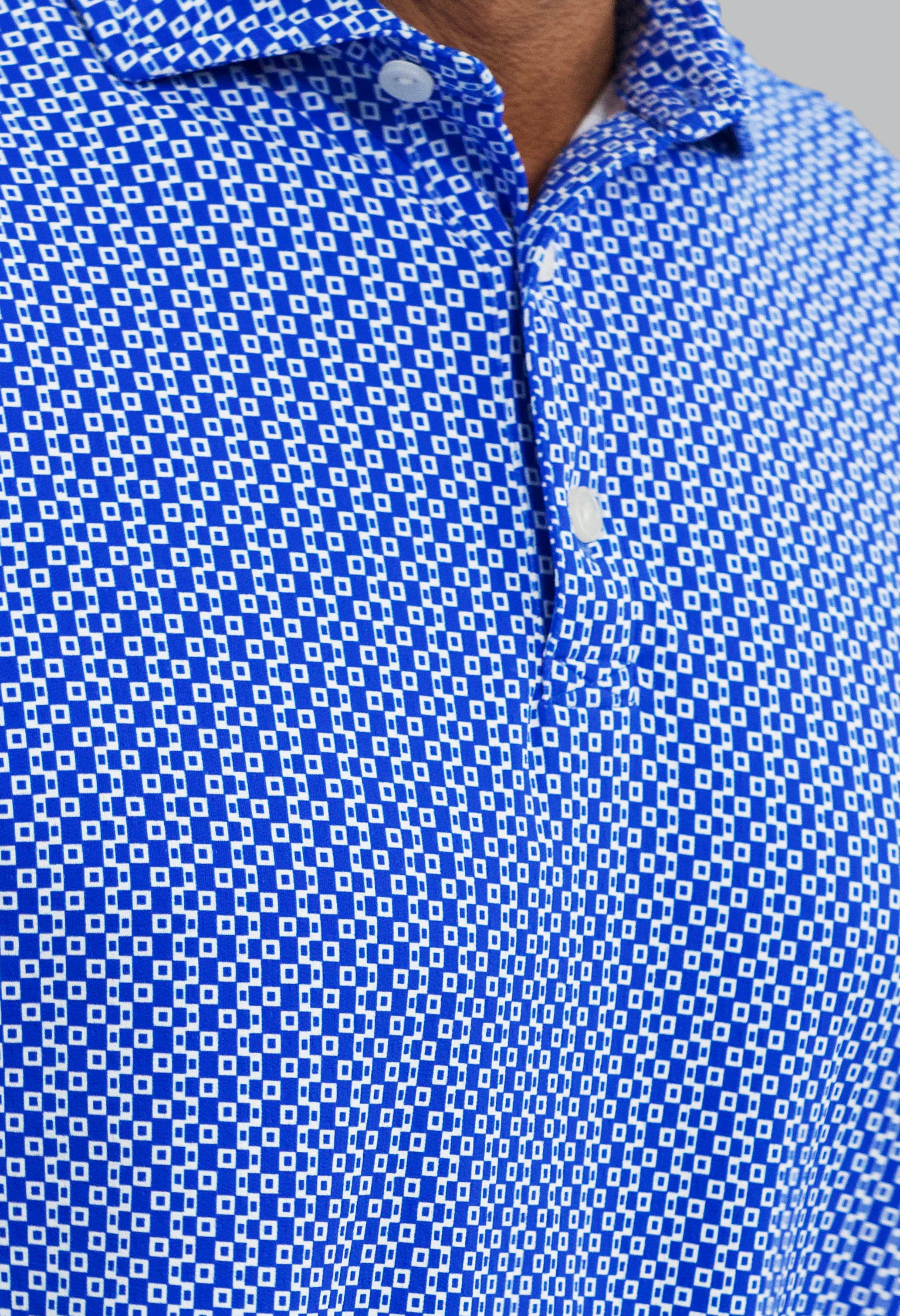 Cubes Short Sleeve Polo
