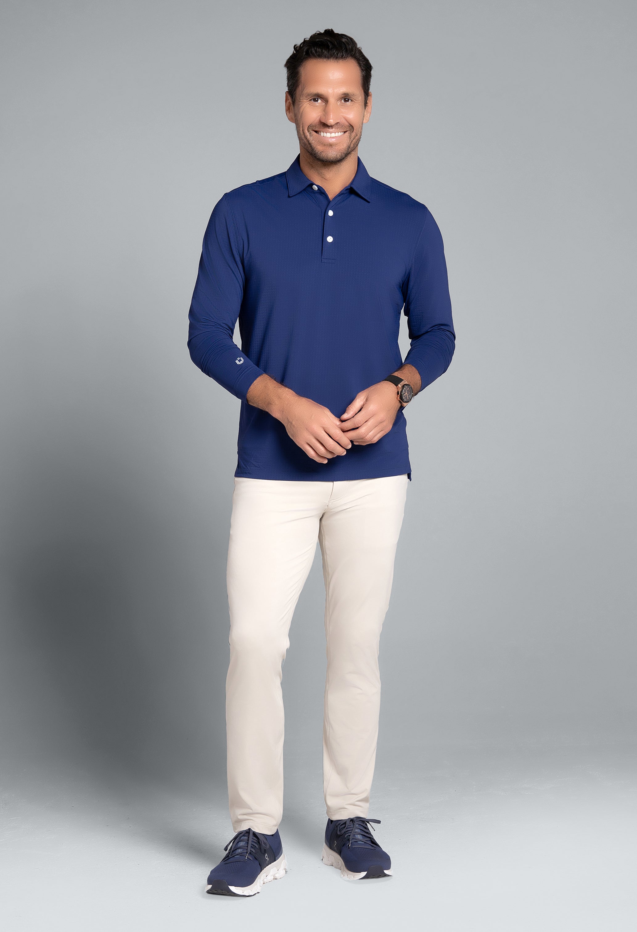 Long Sleeve Polo (Modern Fit)